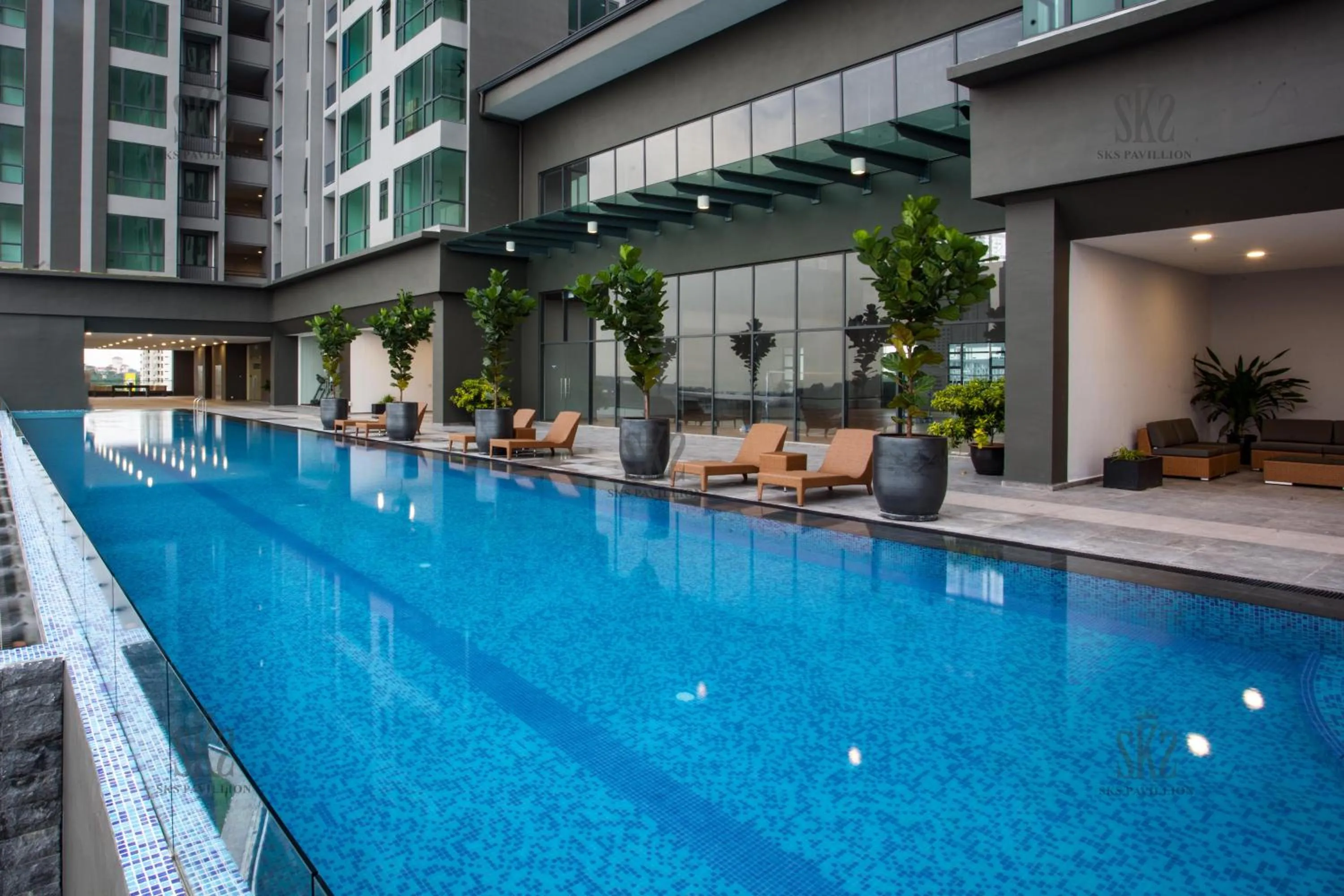 Swimming pool in SKS Pavillion Suites