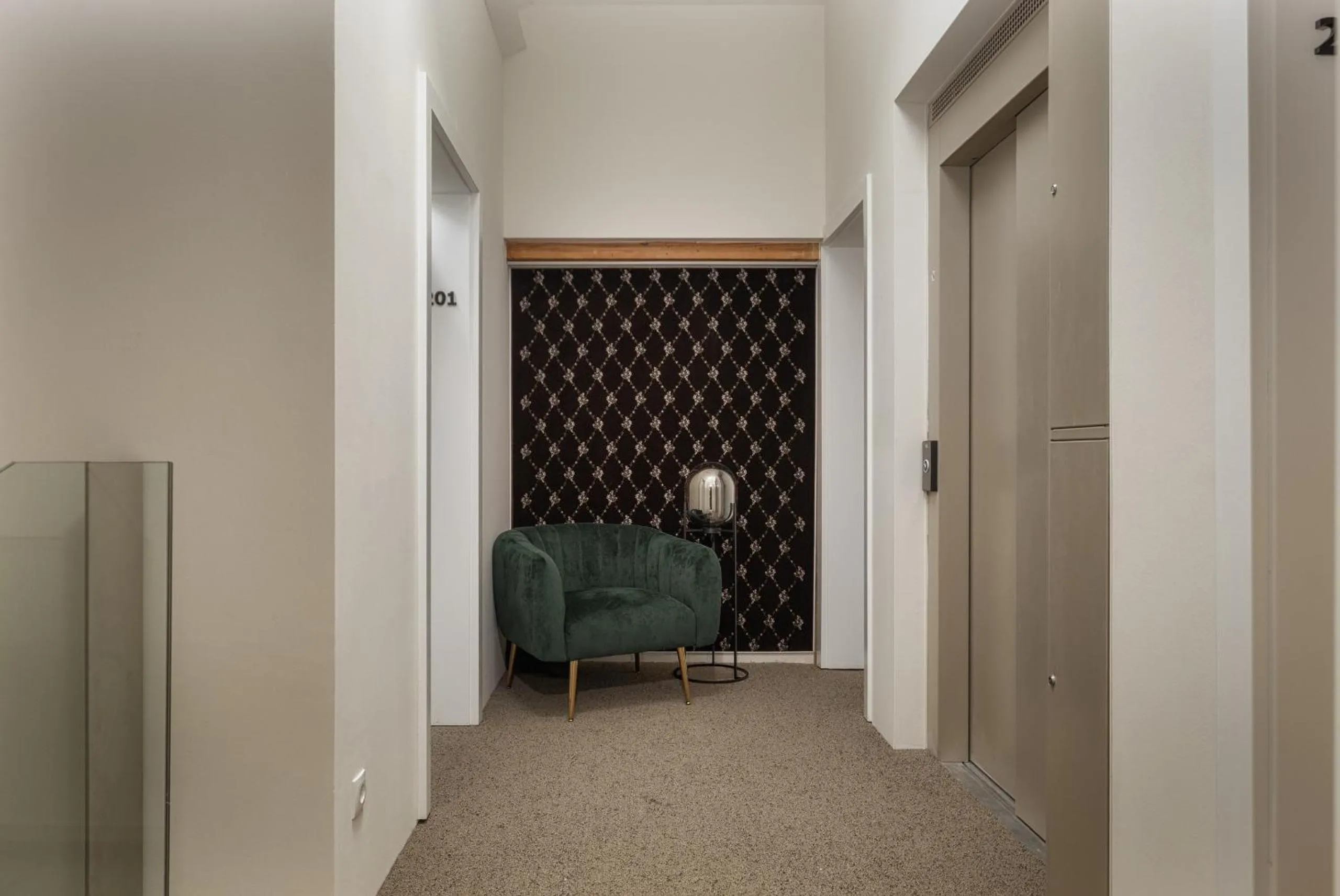 Decorative detail in Boutique Hotel by Maier - contactless check-in