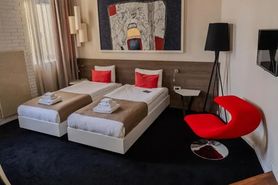 Bed in Garni Hotel Eter Bed in Garni Hotel Eter