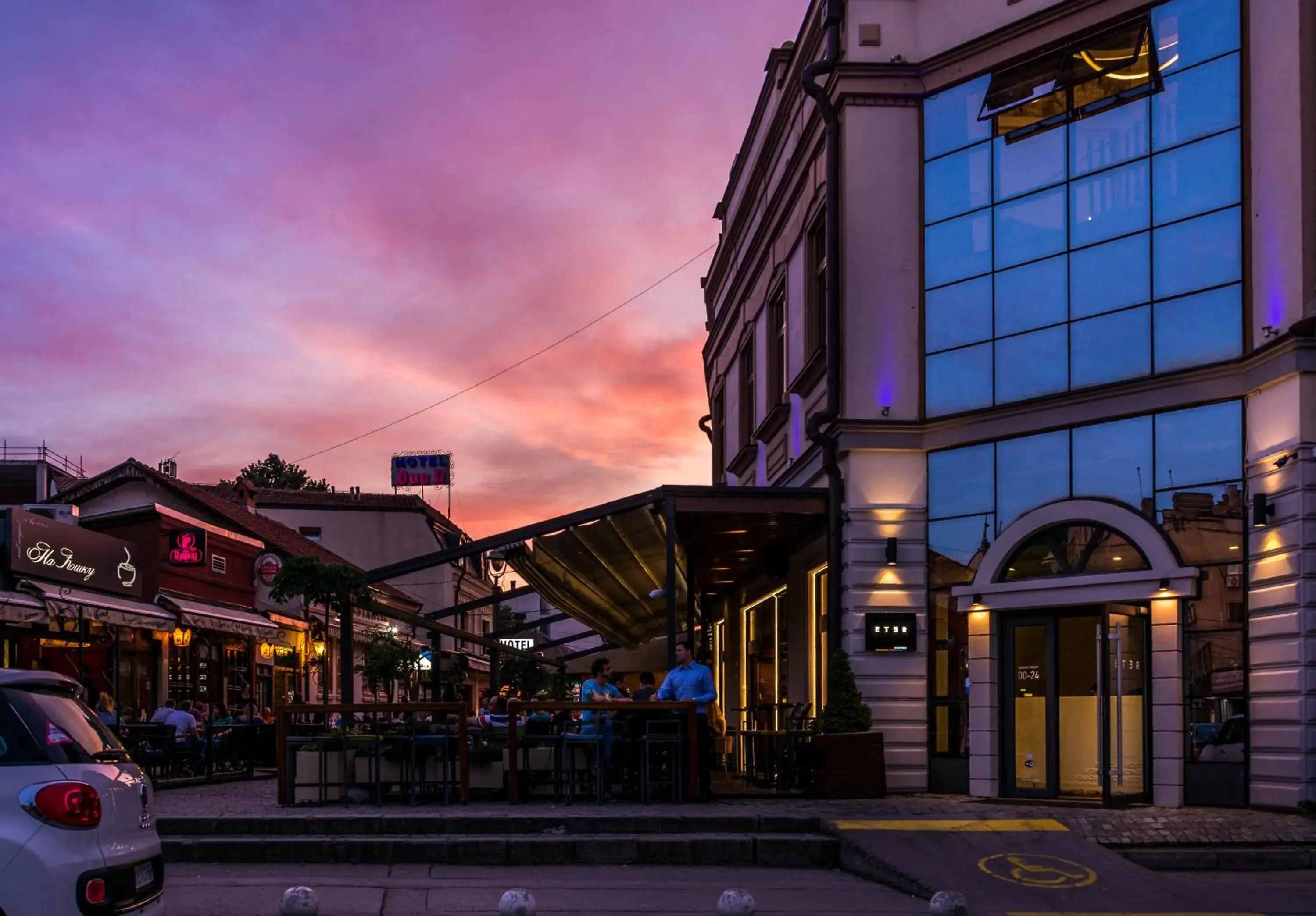 Facade/entrance in Garni Hotel Eter Facade/entrance in Garni Hotel Eter