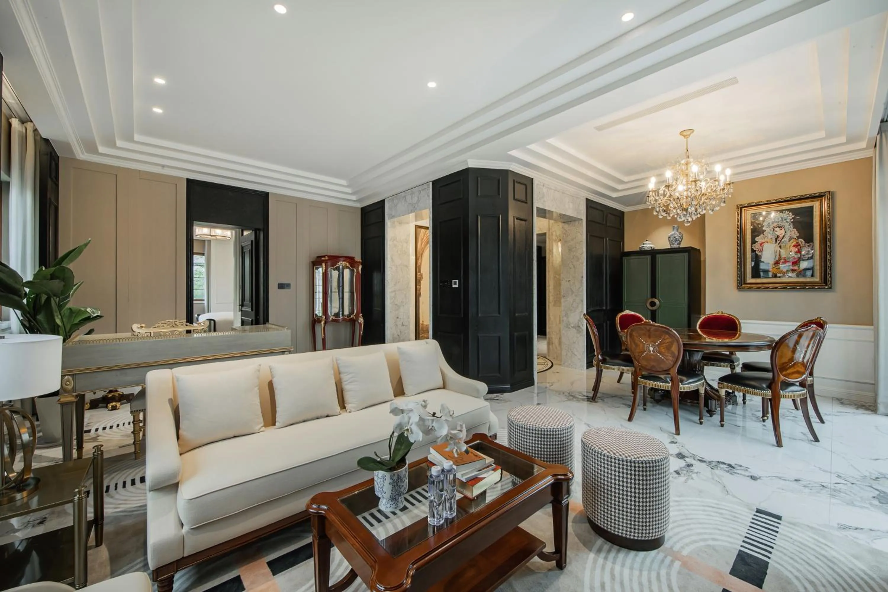 Living room in CHONGQING MANQUE MANSION