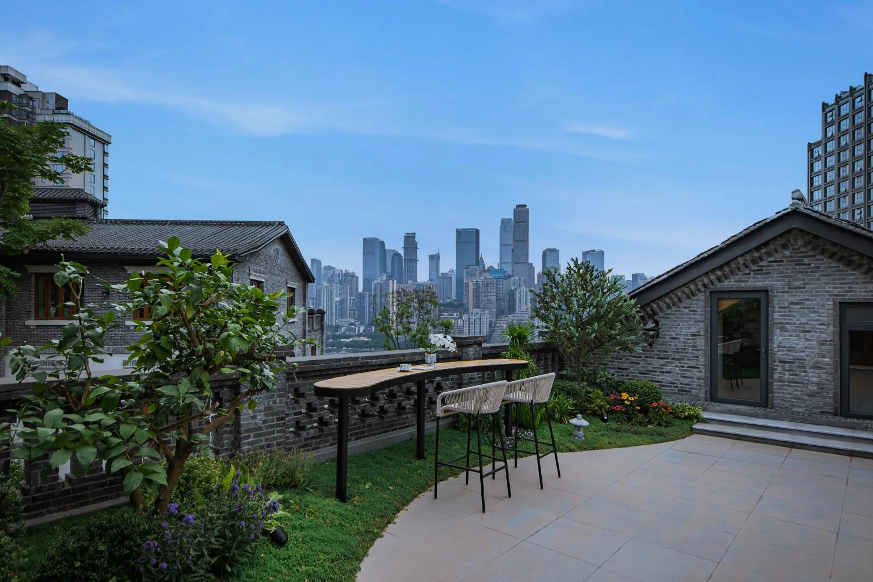 Balcony/Terrace in CHONGQING MANQUE MANSION