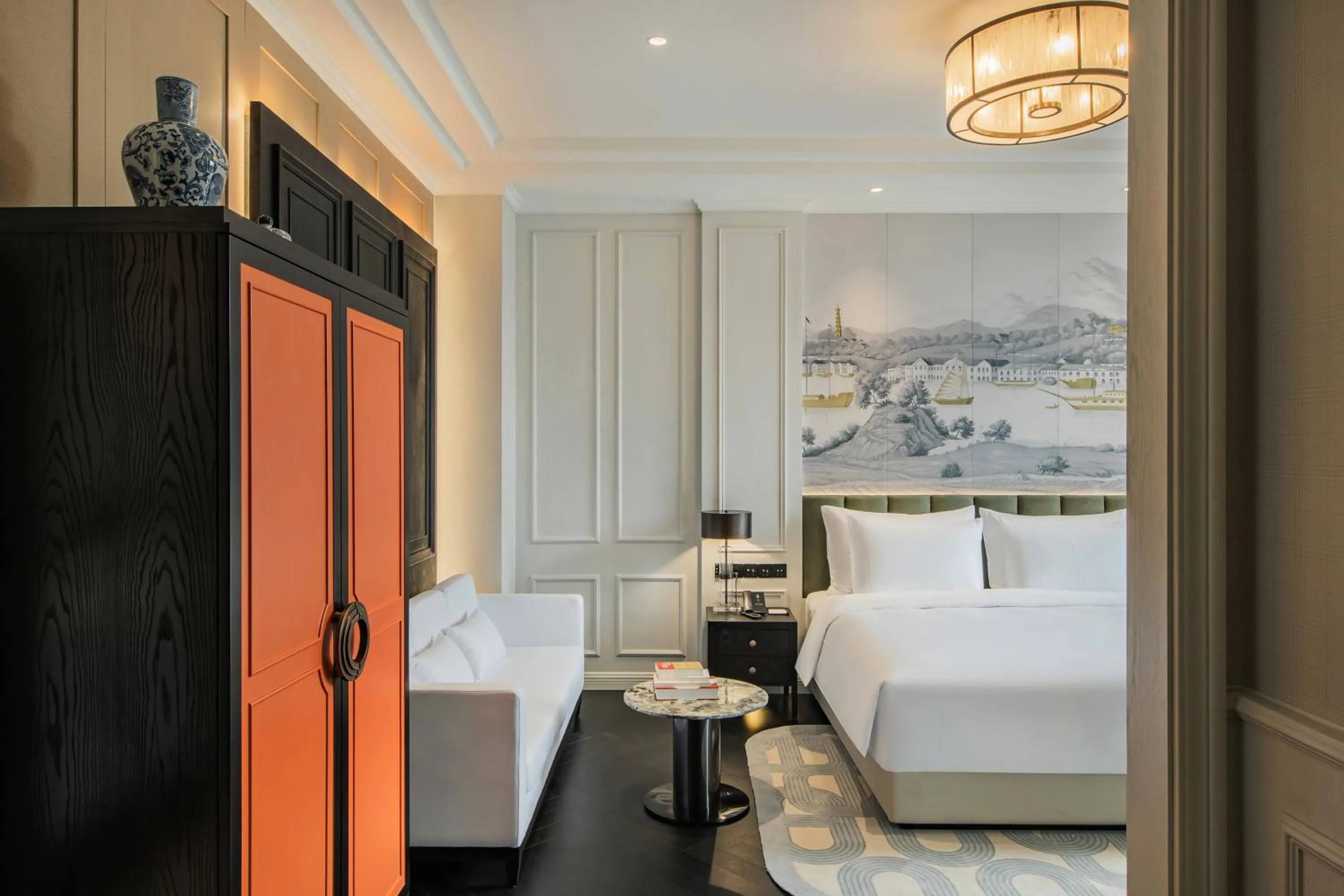 Photo of the whole room, Bed in CHONGQING MANQUE MANSION