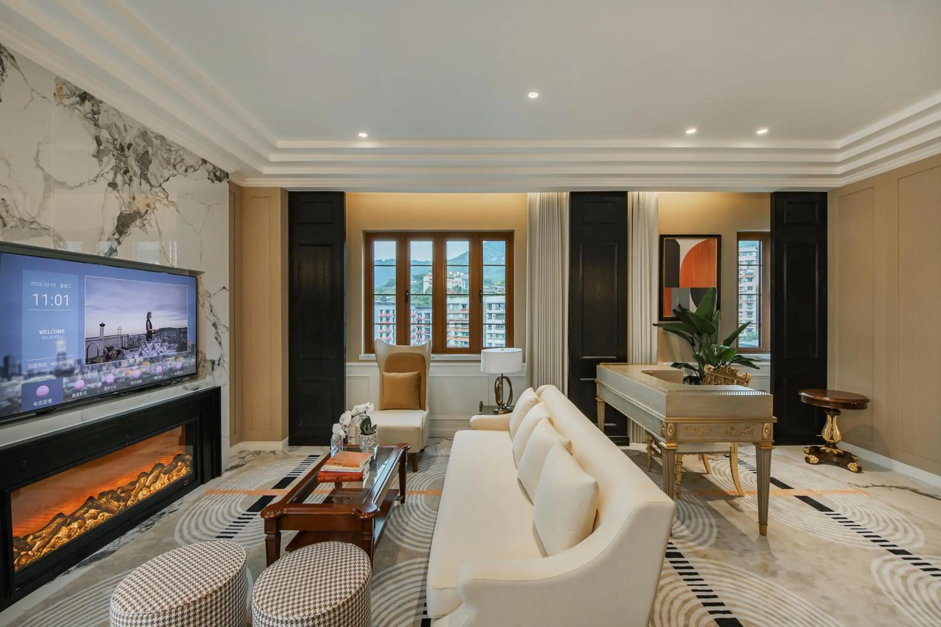 Living room in CHONGQING MANQUE MANSION