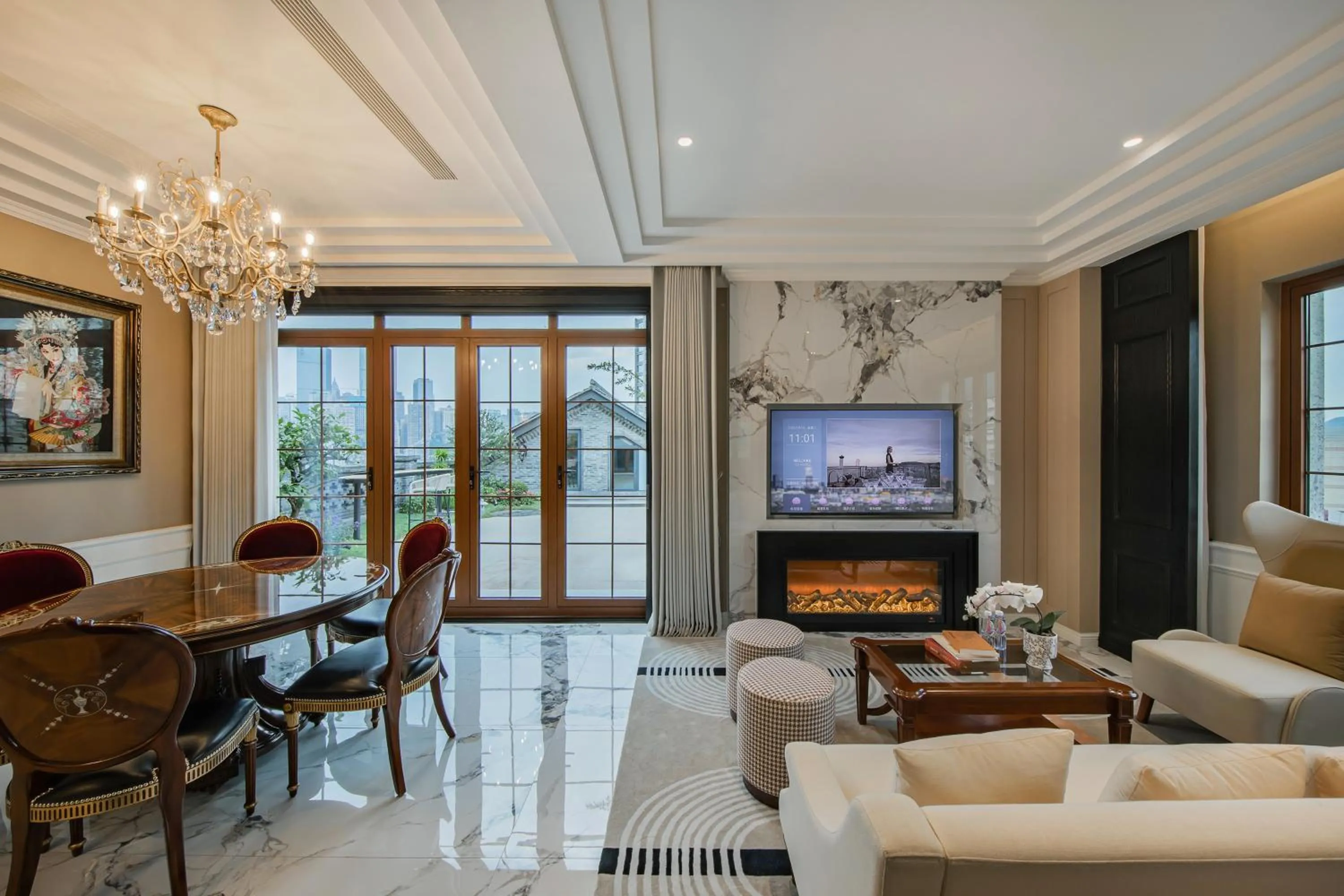 Living room in CHONGQING MANQUE MANSION