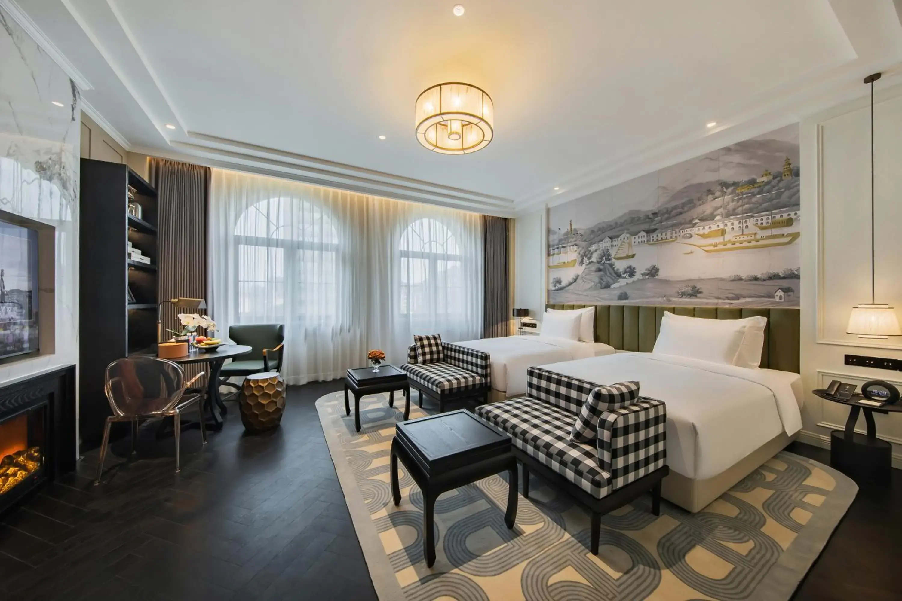 Deluxe Twin Room in CHONGQING MANQUE MANSION Deluxe Twin Room in CHONGQING MANQUE MANSION