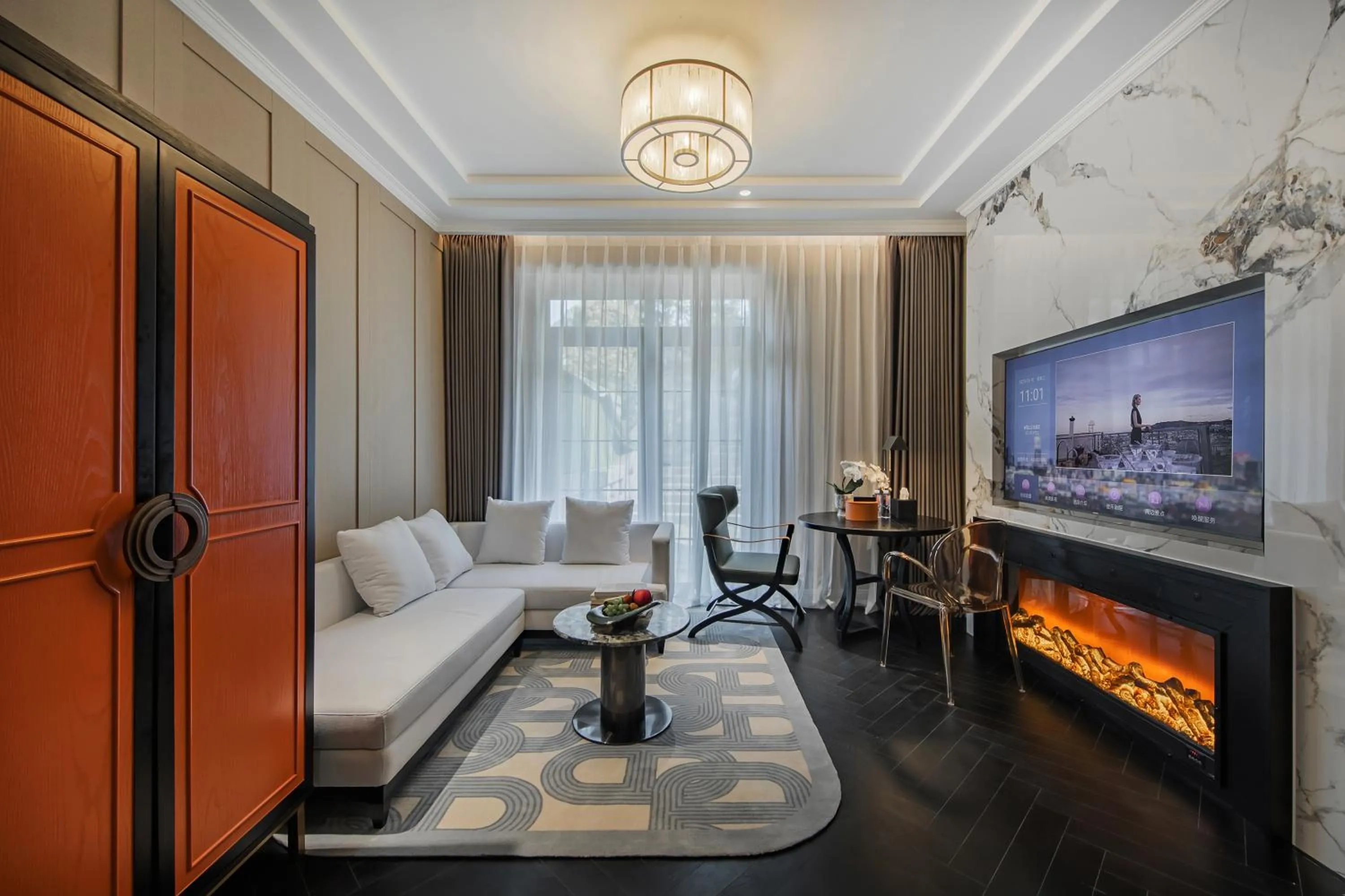 Living room in CHONGQING MANQUE MANSION