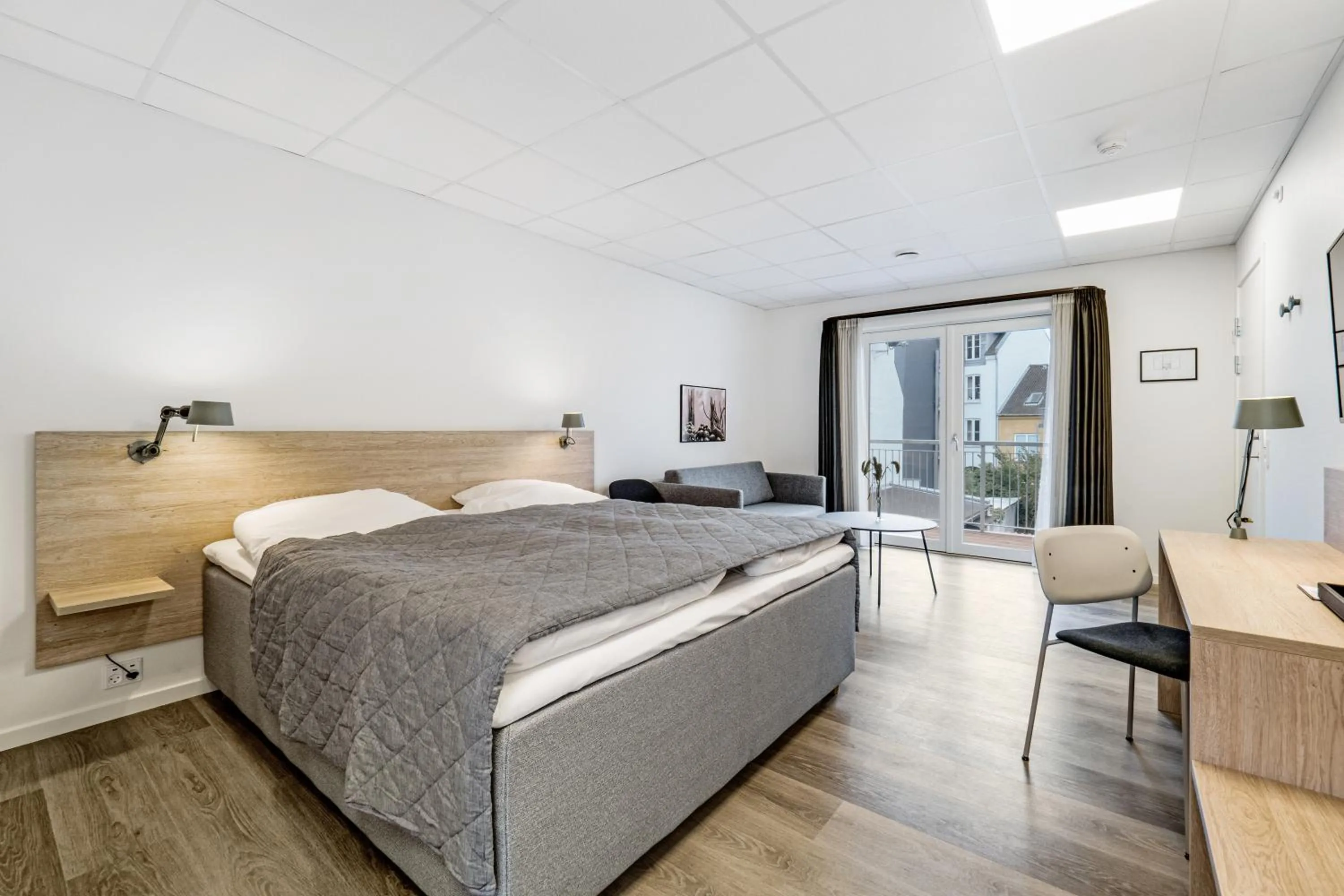 Bed in Hotel Thisted