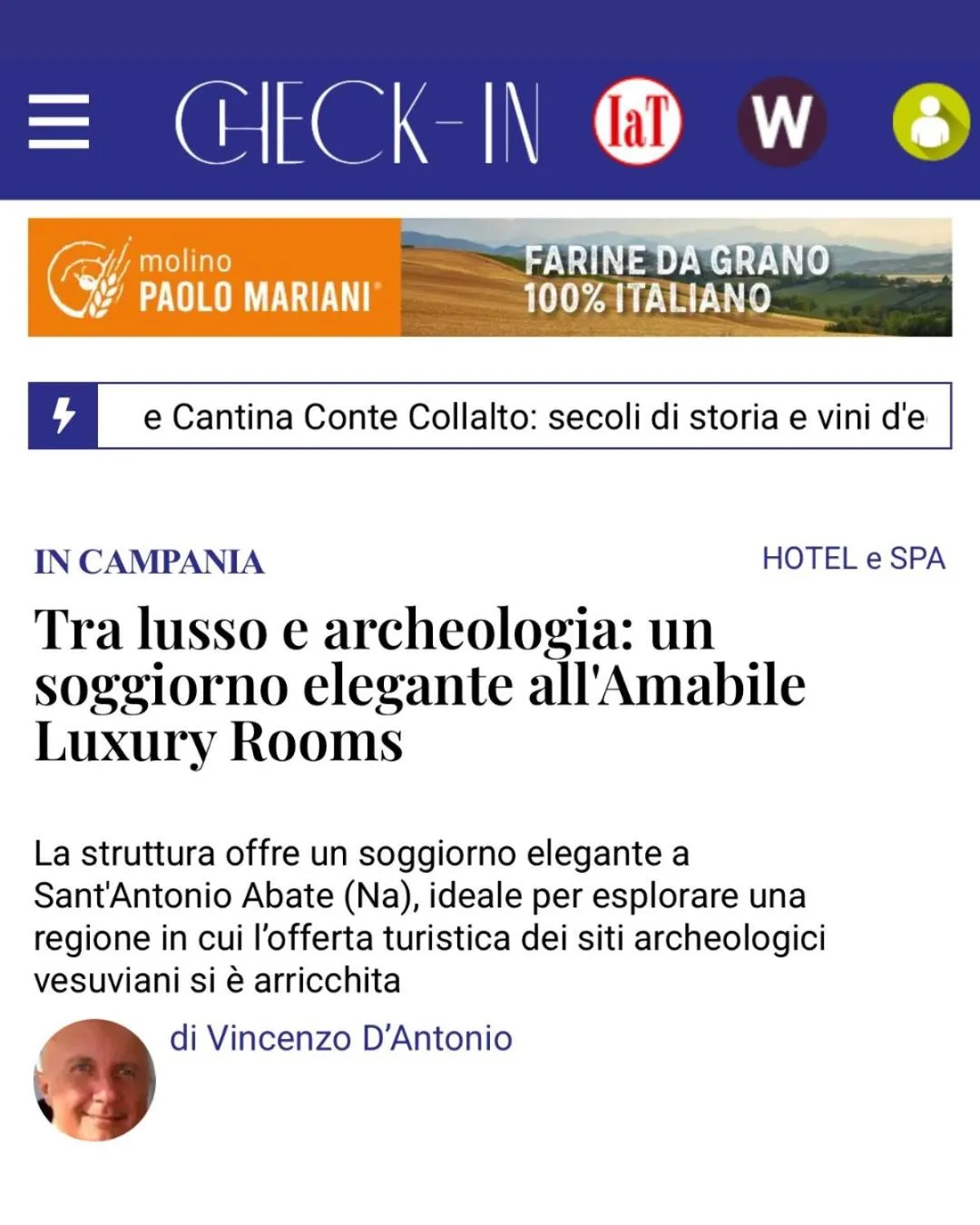 Decorative detail in Amabile Luxury Rooms