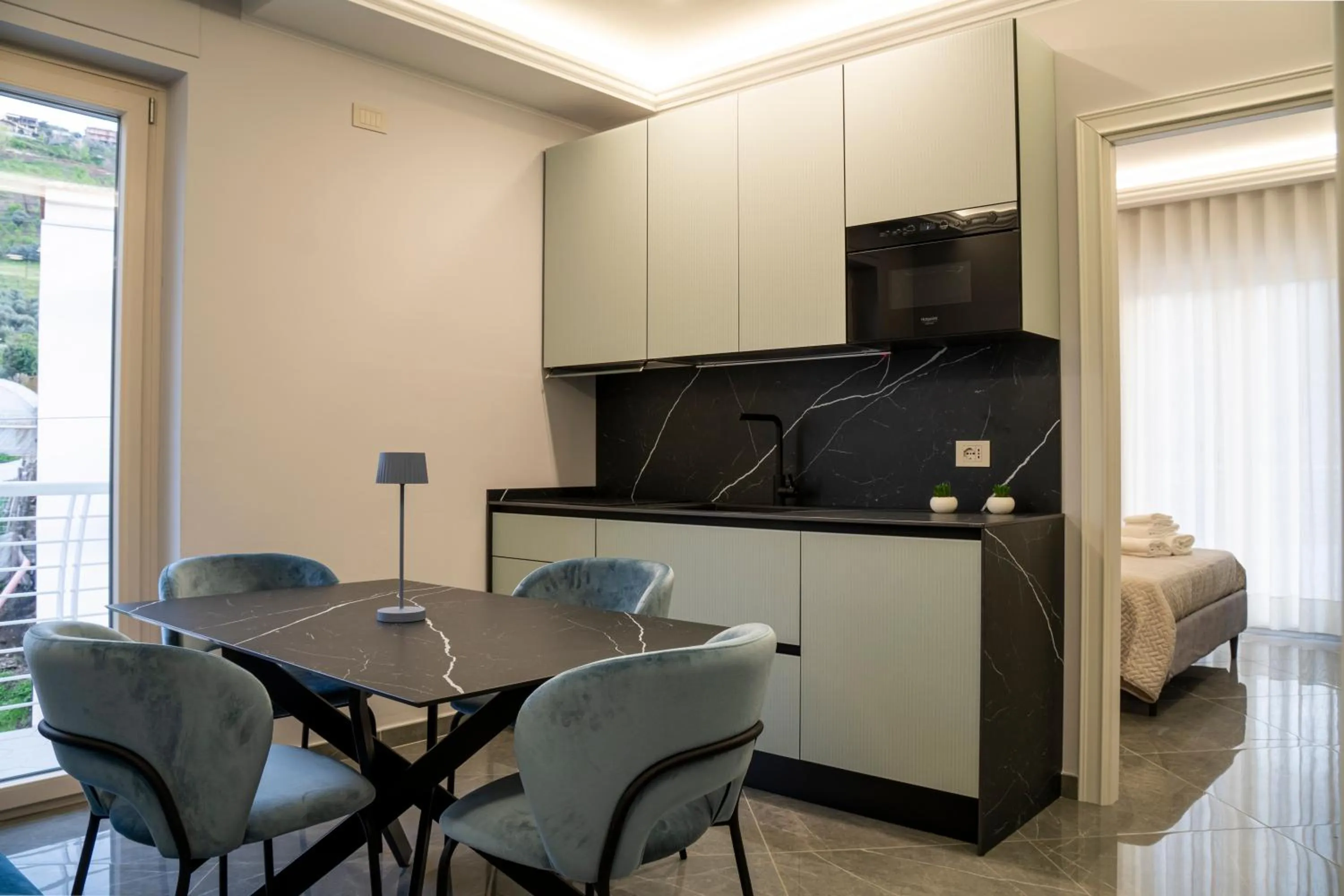 kitchen in Amabile Luxury Rooms