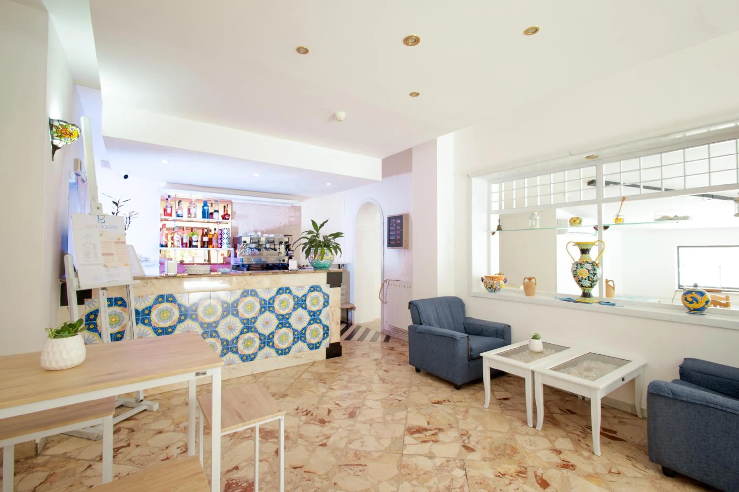 Lobby or reception in Hotel Bolivar