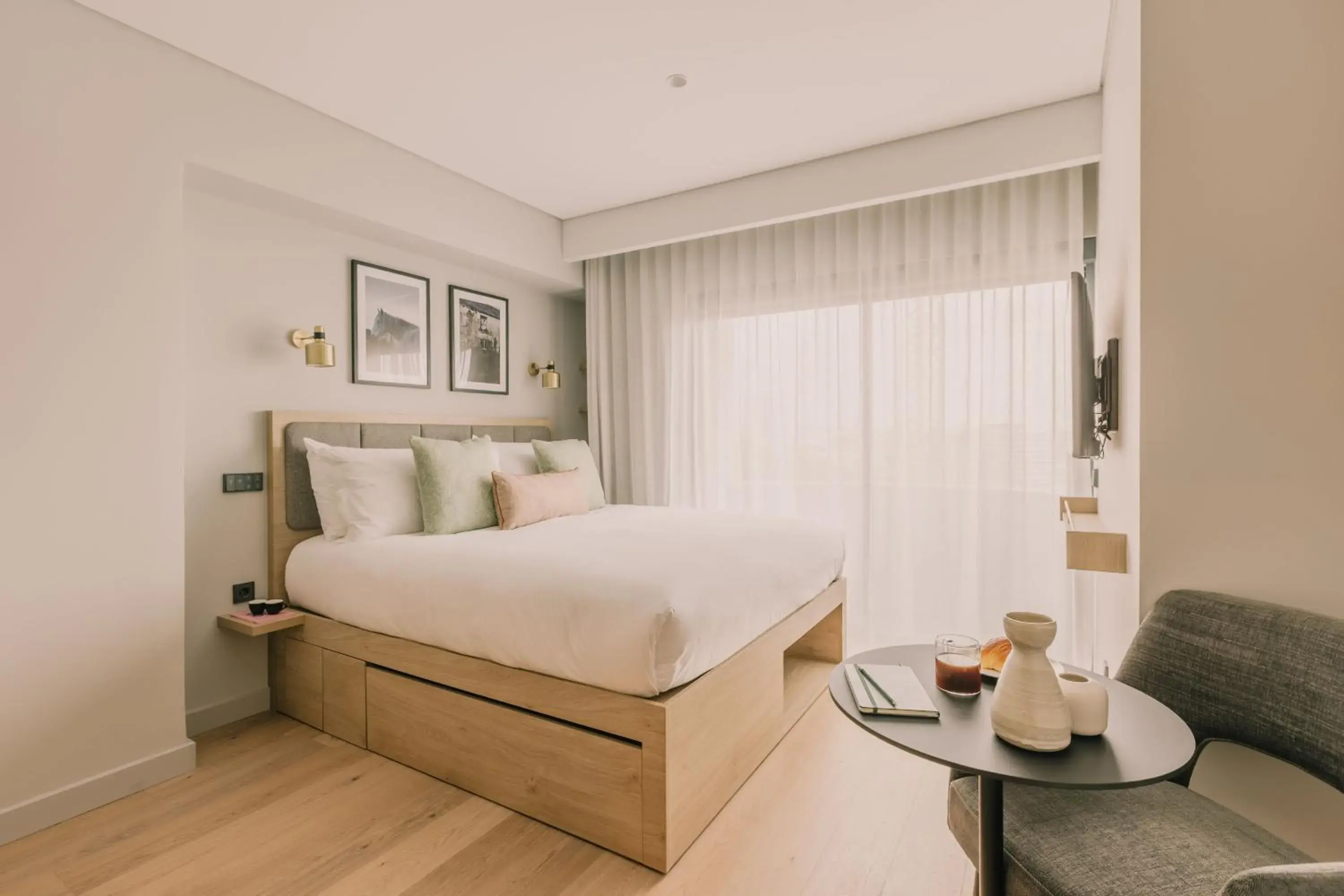 Bed in Wilde Aparthotels Lisbon Liberdade Bed in Wilde Aparthotels Lisbon Liberdade