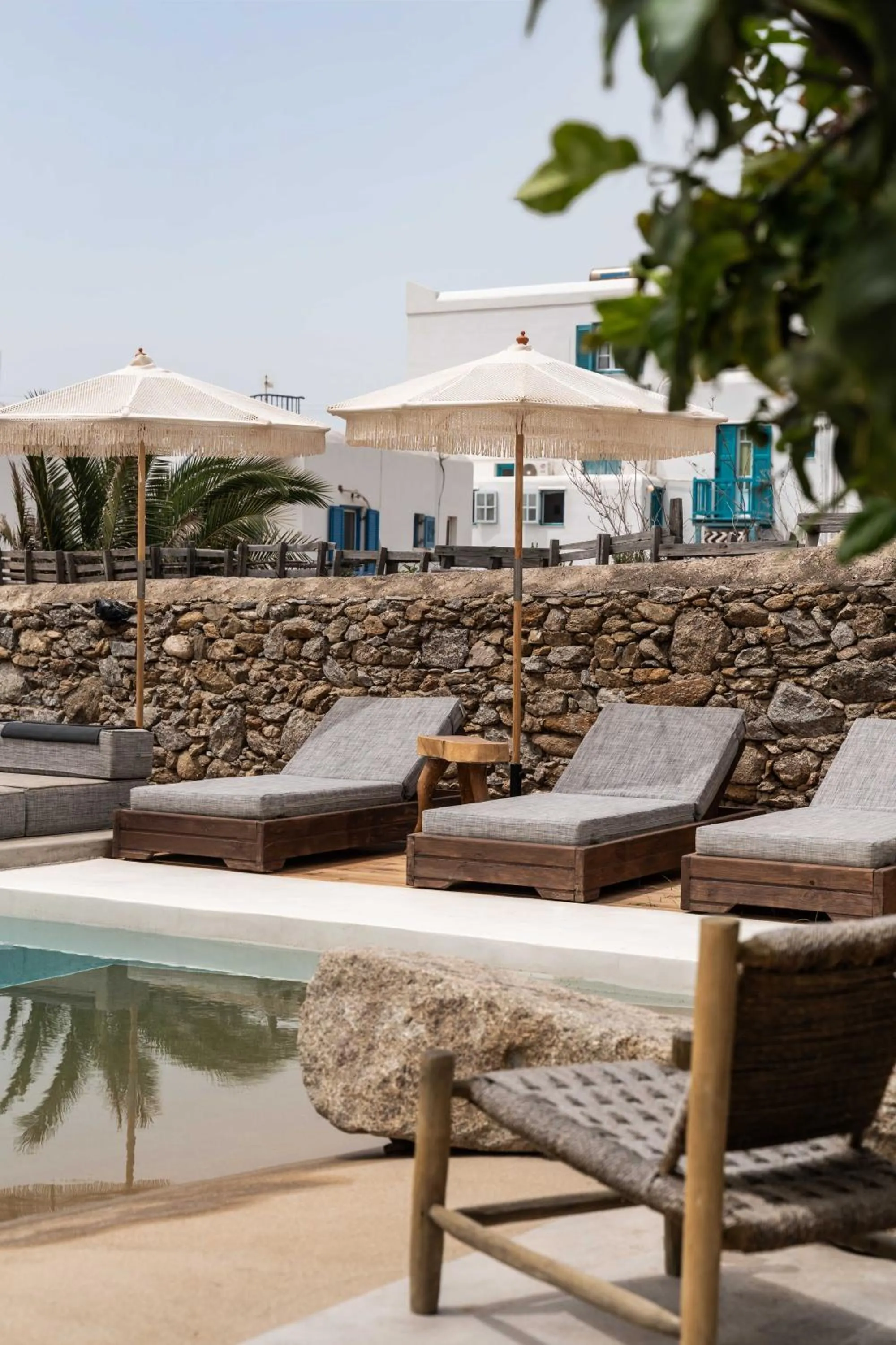 Swimming pool in Tagoo Studios Mykonos