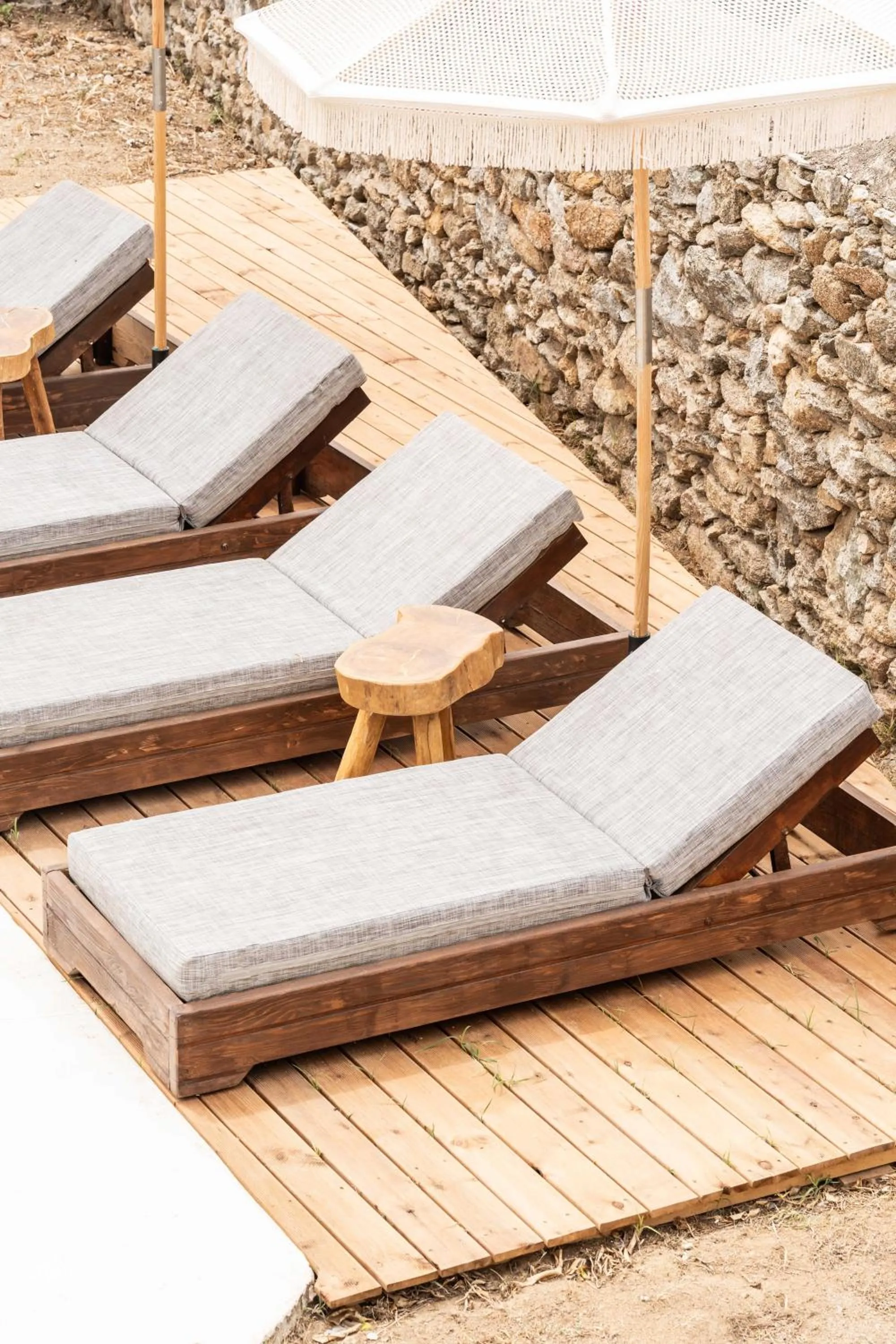 sunbed in Tagoo Studios Mykonos