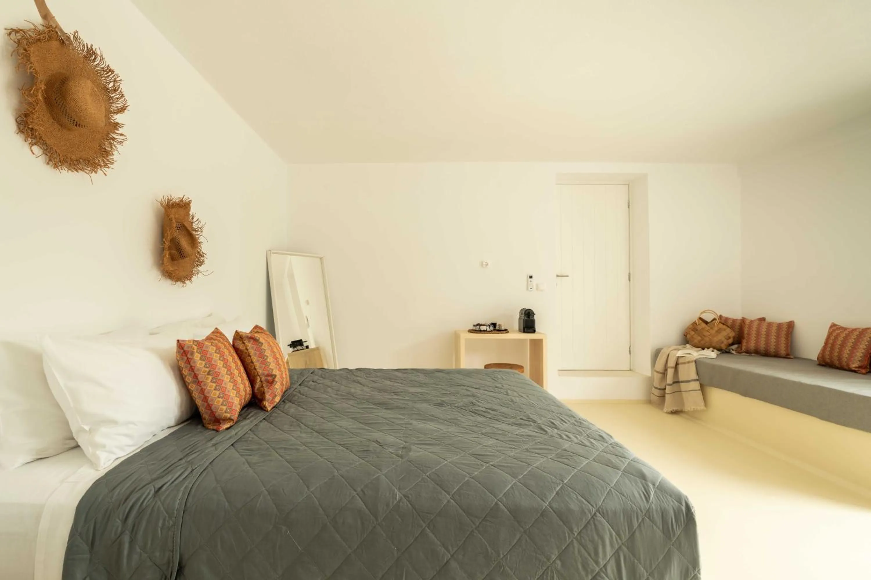 Bed in Tagoo Studios Mykonos