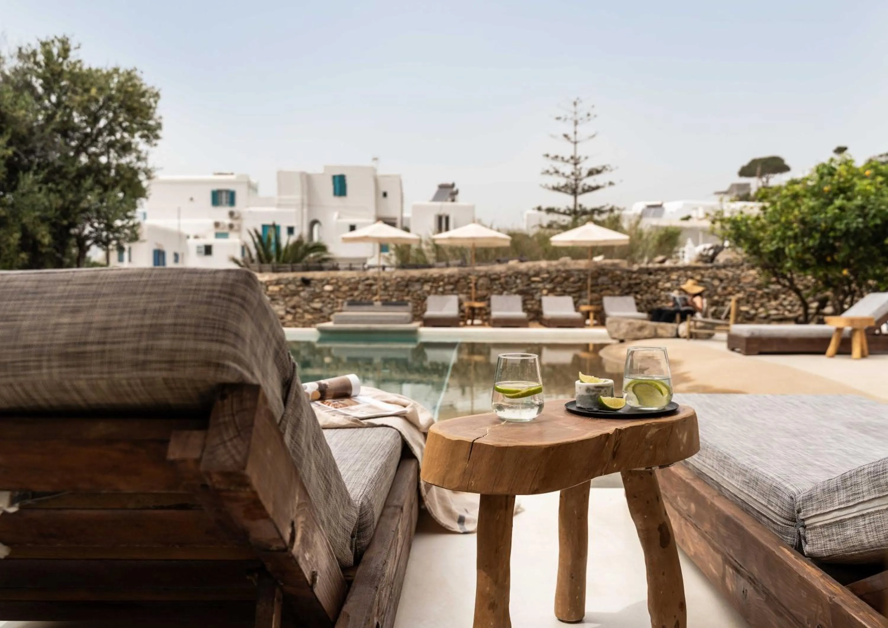 Patio in Tagoo Studios Mykonos