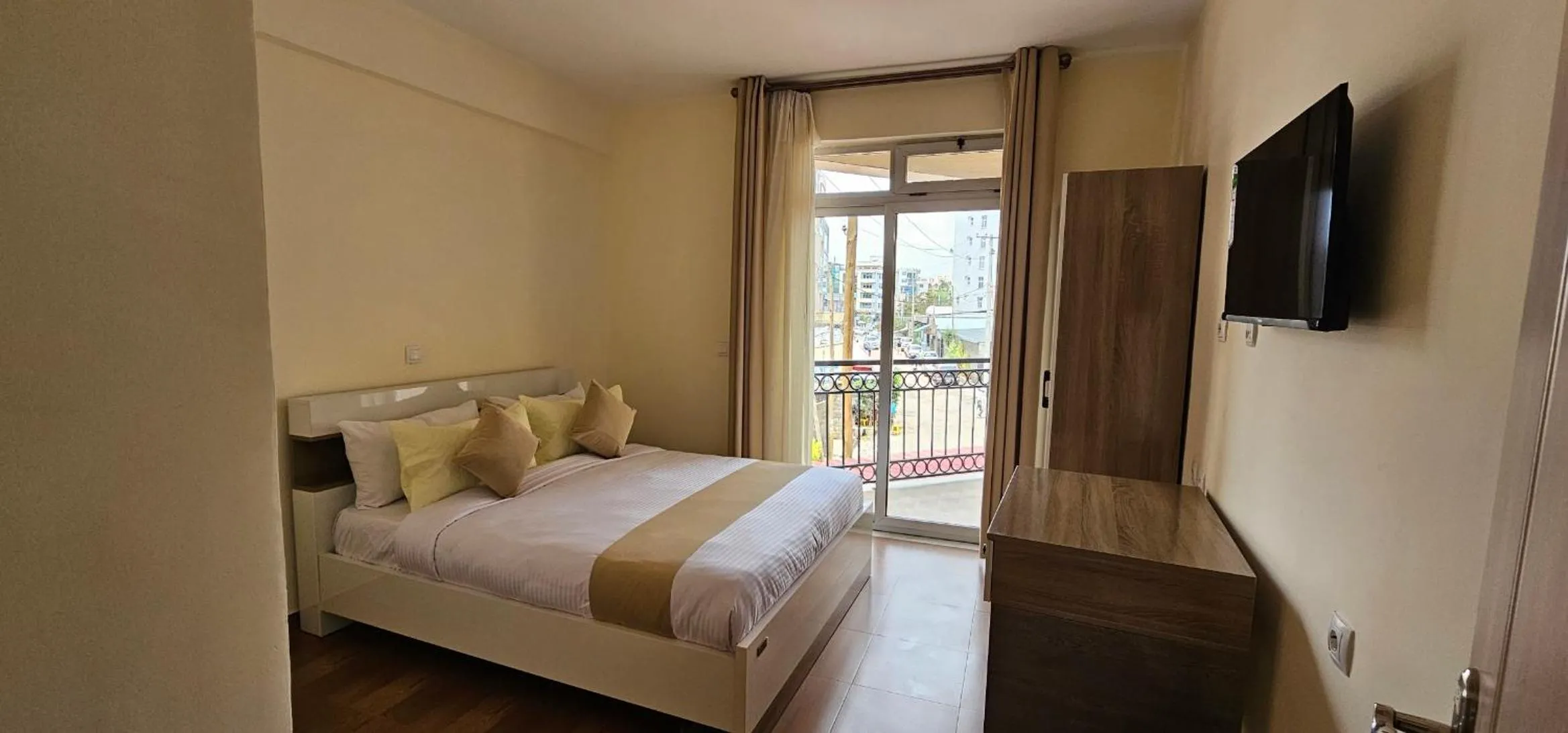 Bed in Bole Central Apartment