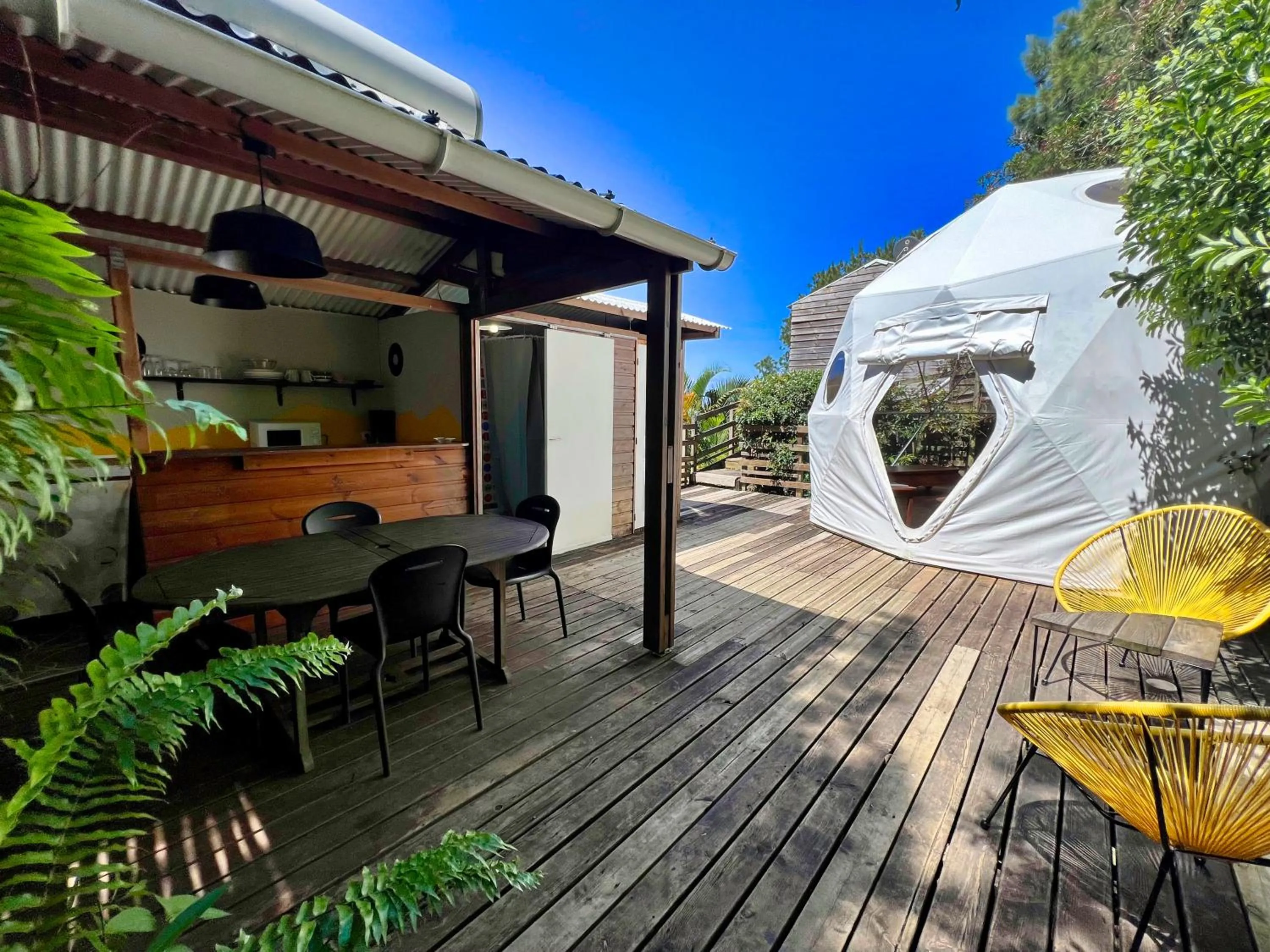 Patio in Bubble Dome Village