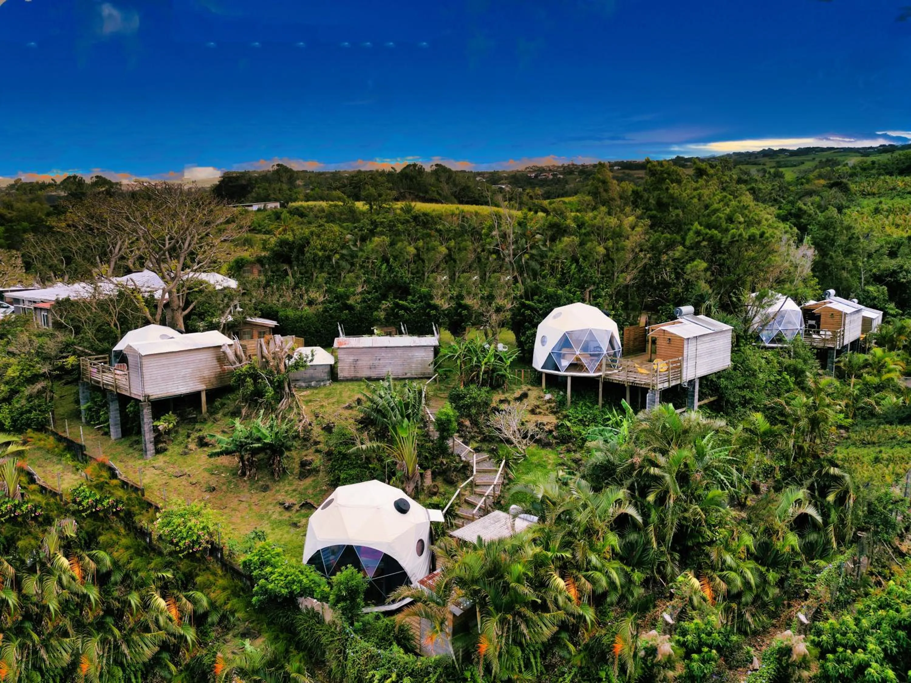 Natural landscape in Bubble Dome Village