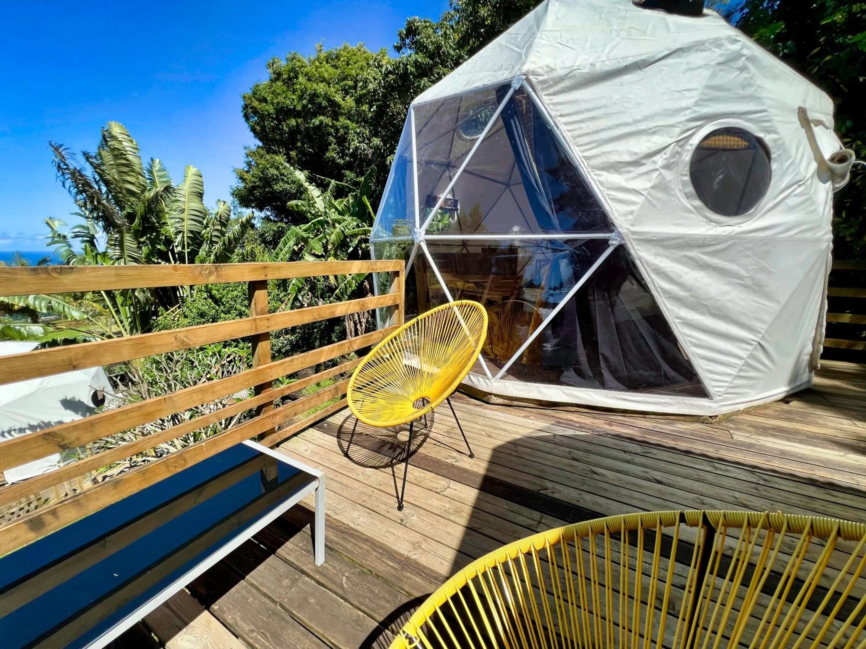 Patio in Bubble Dome Village