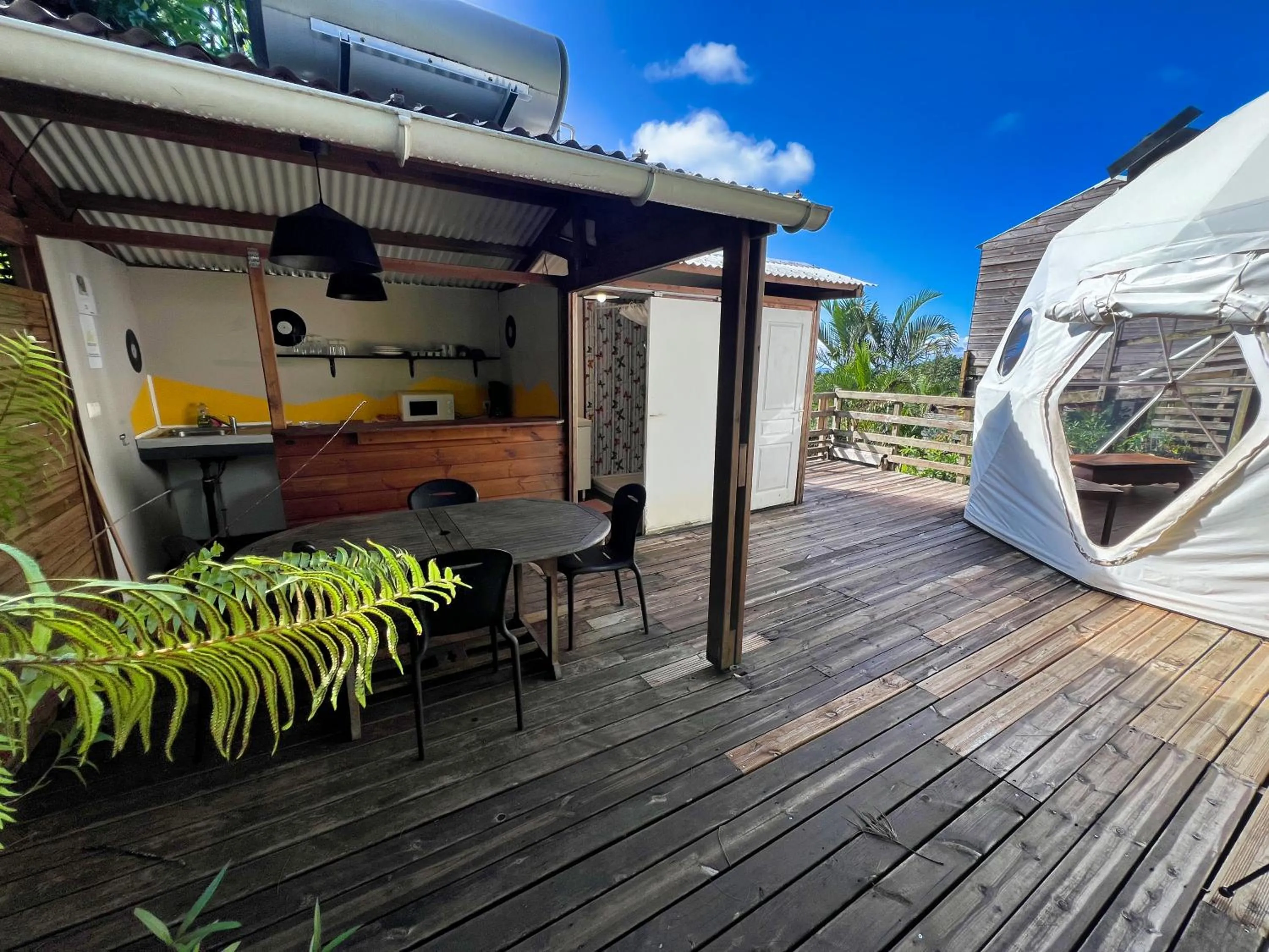 Patio in Bubble Dome Village