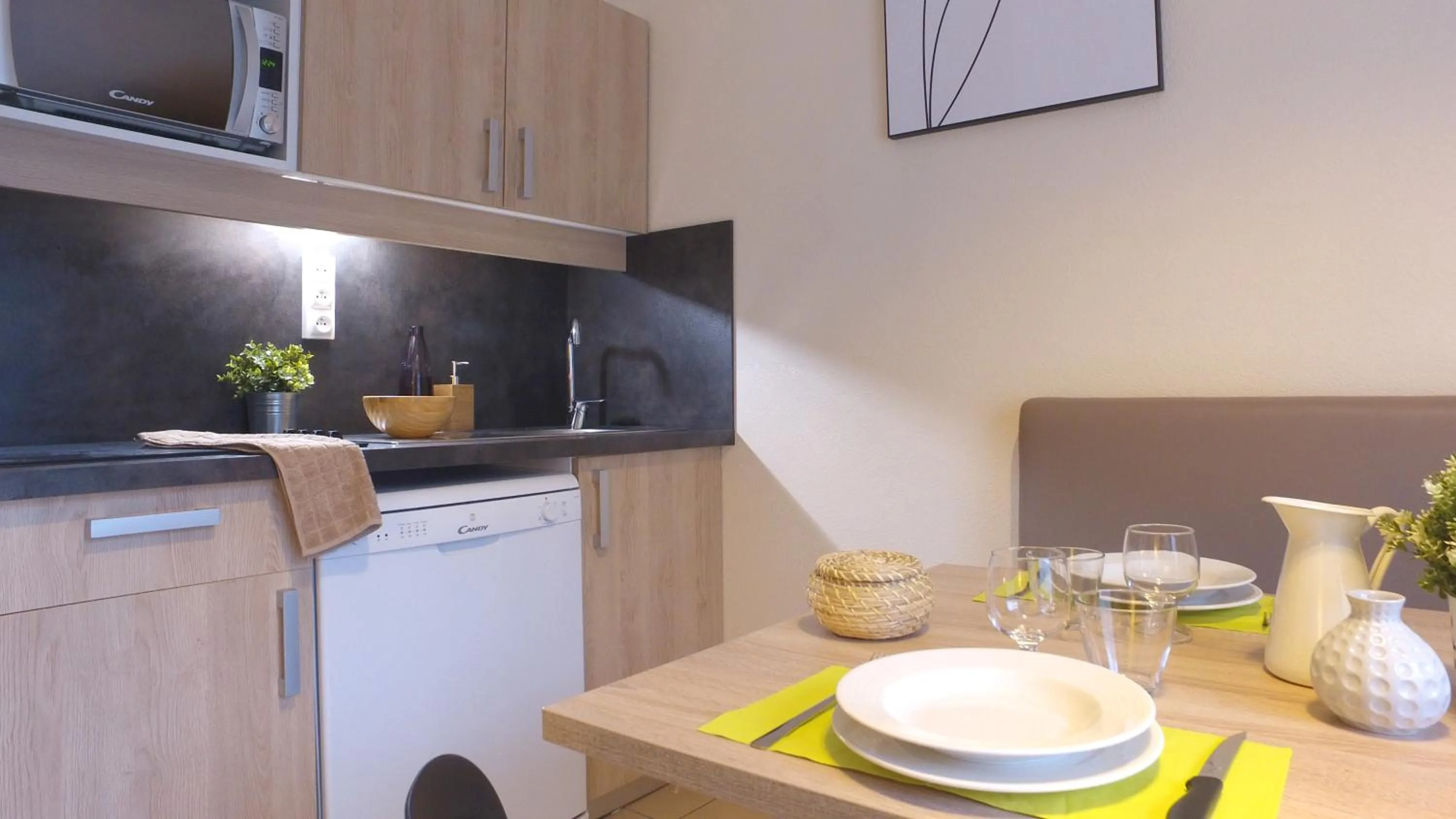 Kitchen or kitchenette in VVF Bourgogne Auxois Morvan