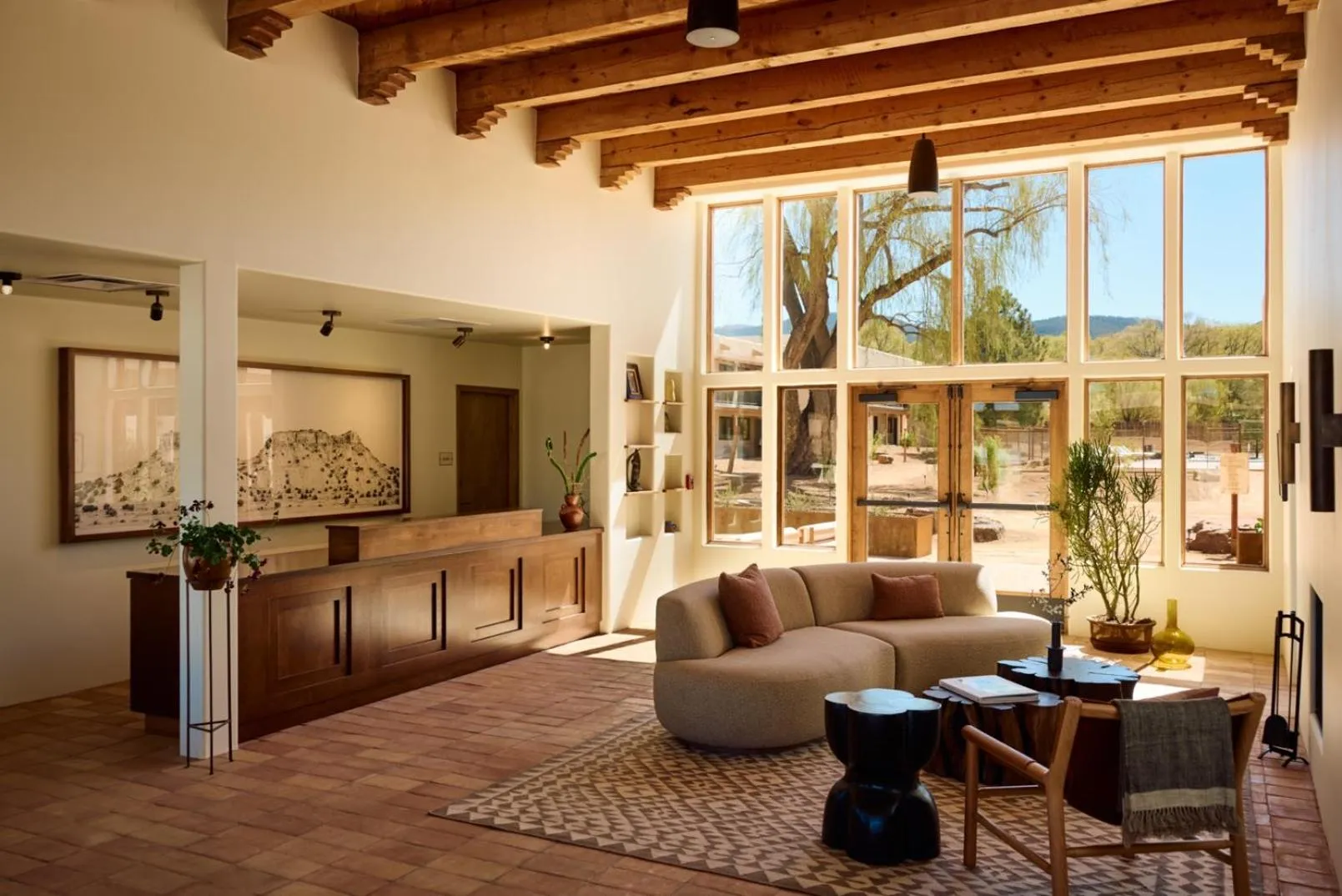 Lobby or reception in Hotel Willa