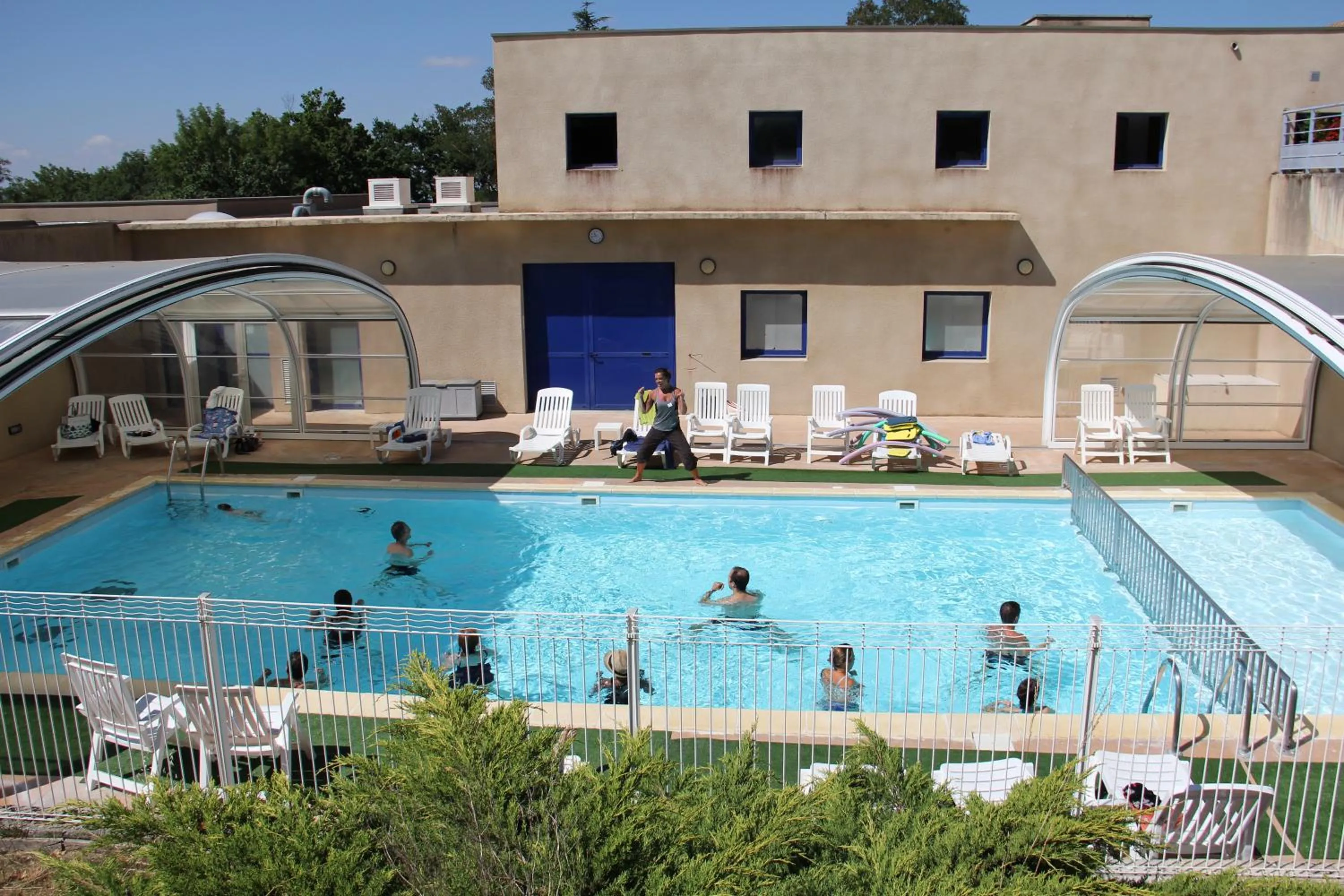 Swimming pool in VVF Le Pays Cathare Carcassonne