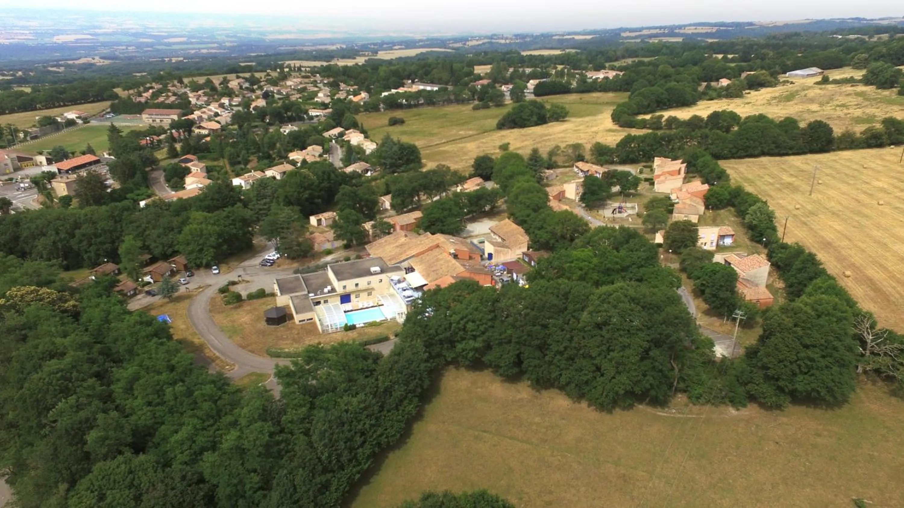 Bird's eye view in VVF Le Pays Cathare Carcassonne
