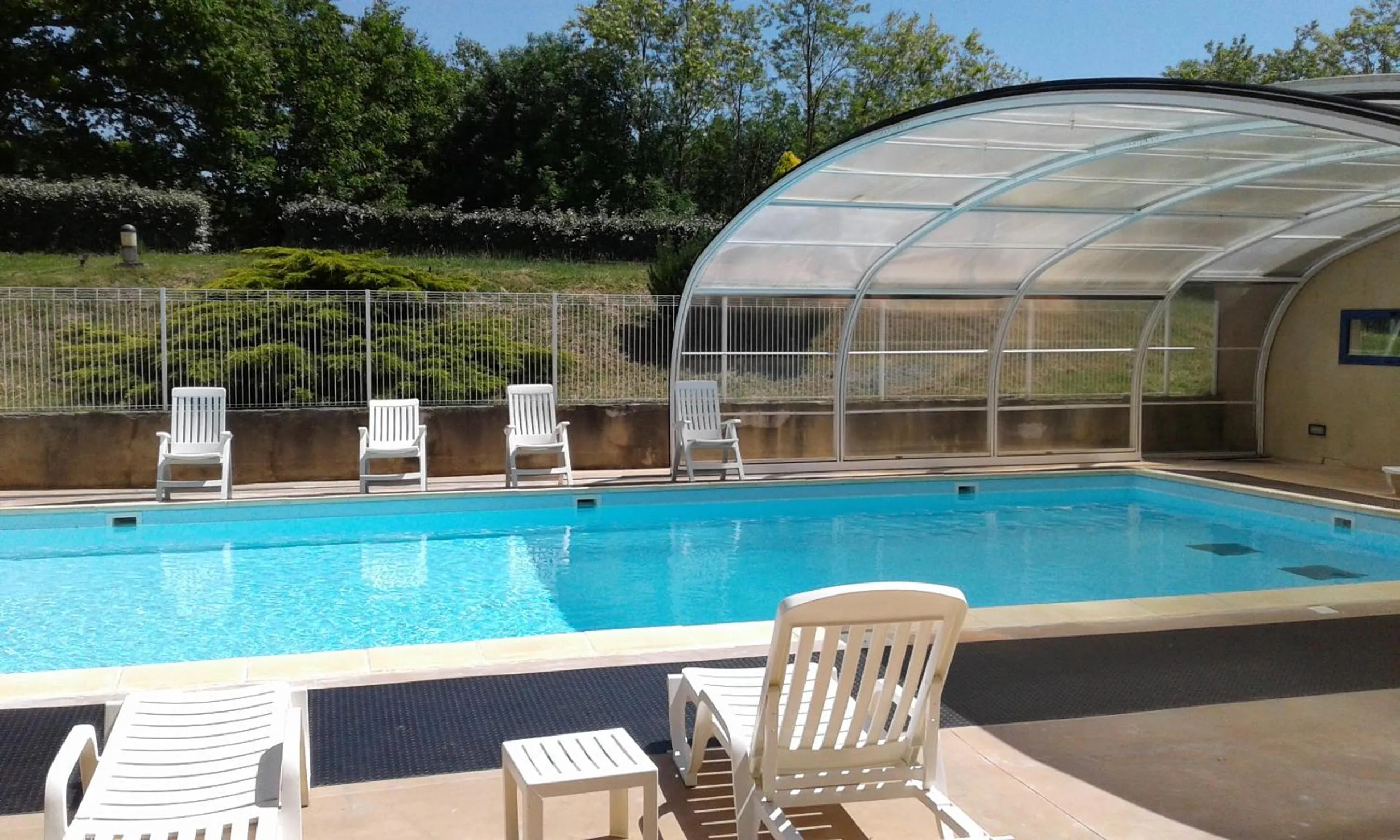 Swimming pool in VVF Le Pays Cathare Carcassonne