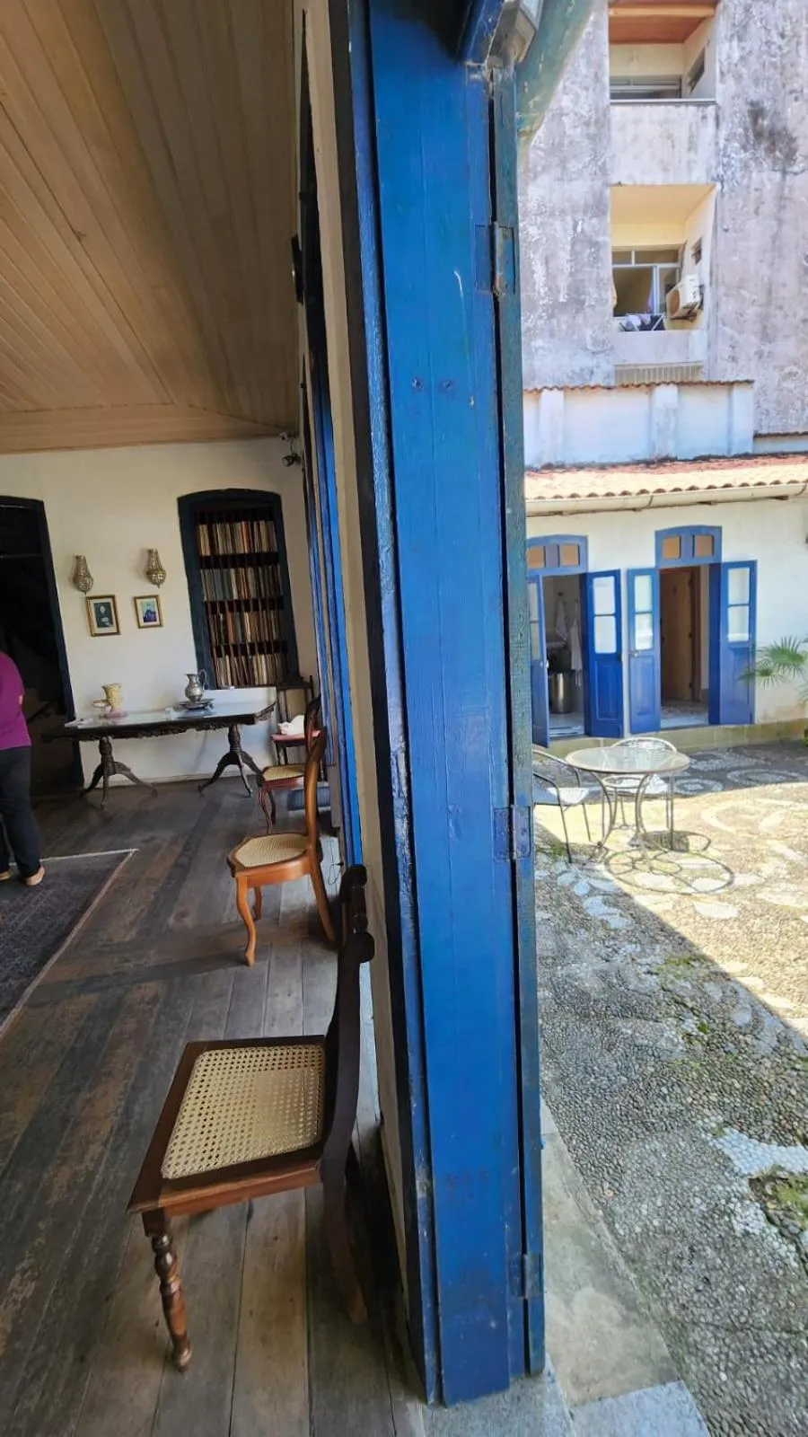 Seating area in Pousada Barroco na Bahia