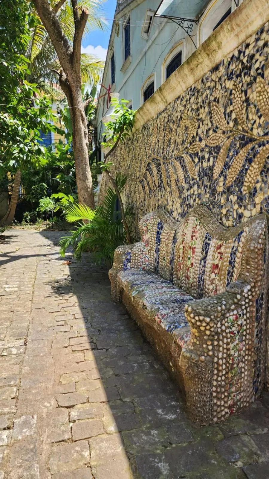 Garden in Pousada Barroco na Bahia