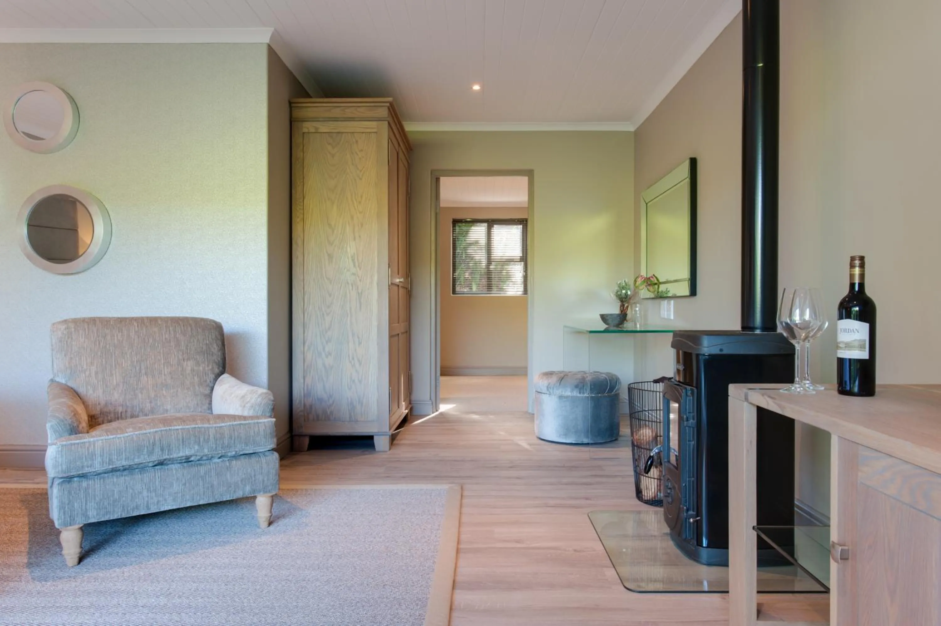 Seating area in The Jordan Suites