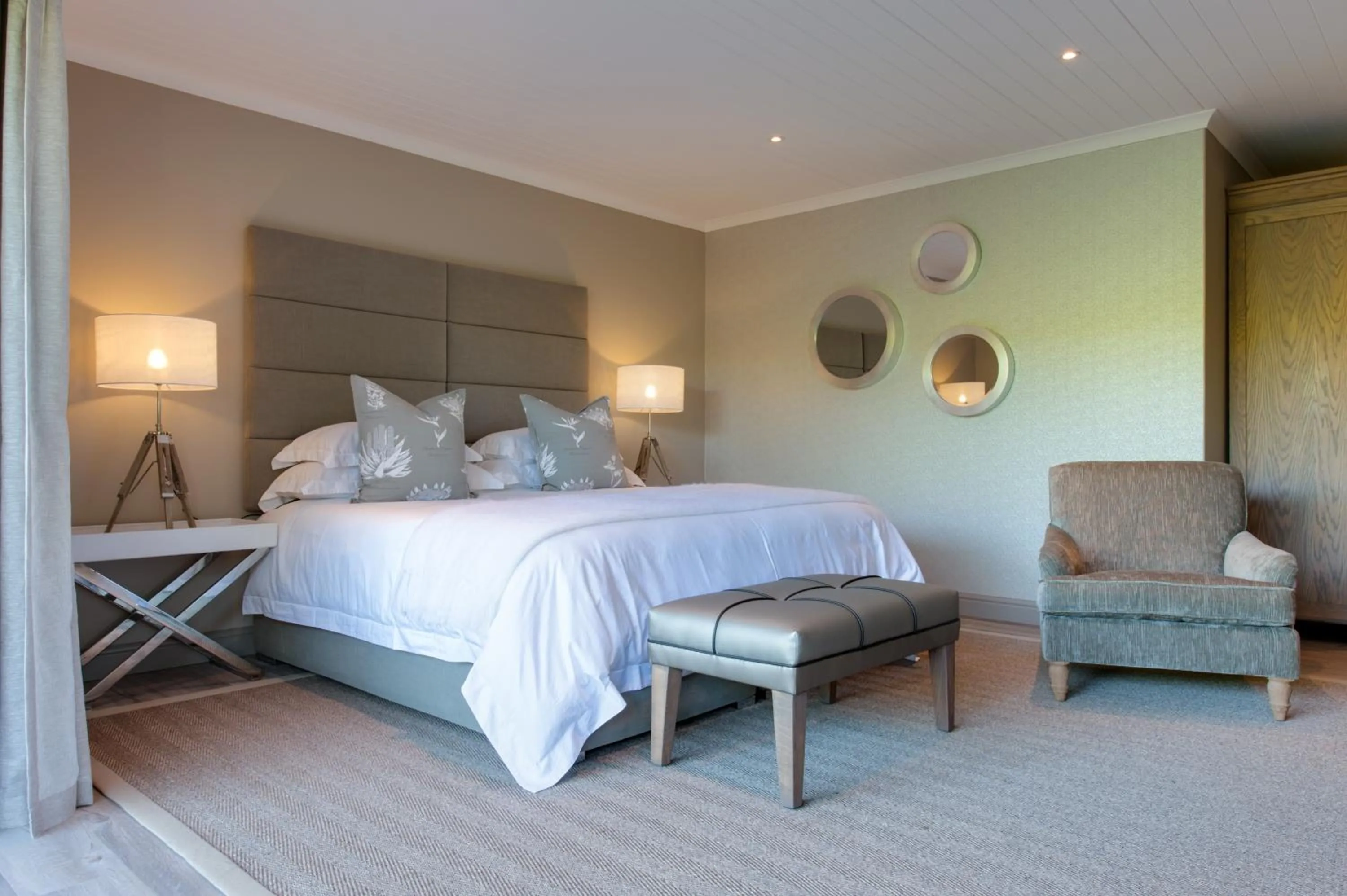 Bed in The Jordan Suites