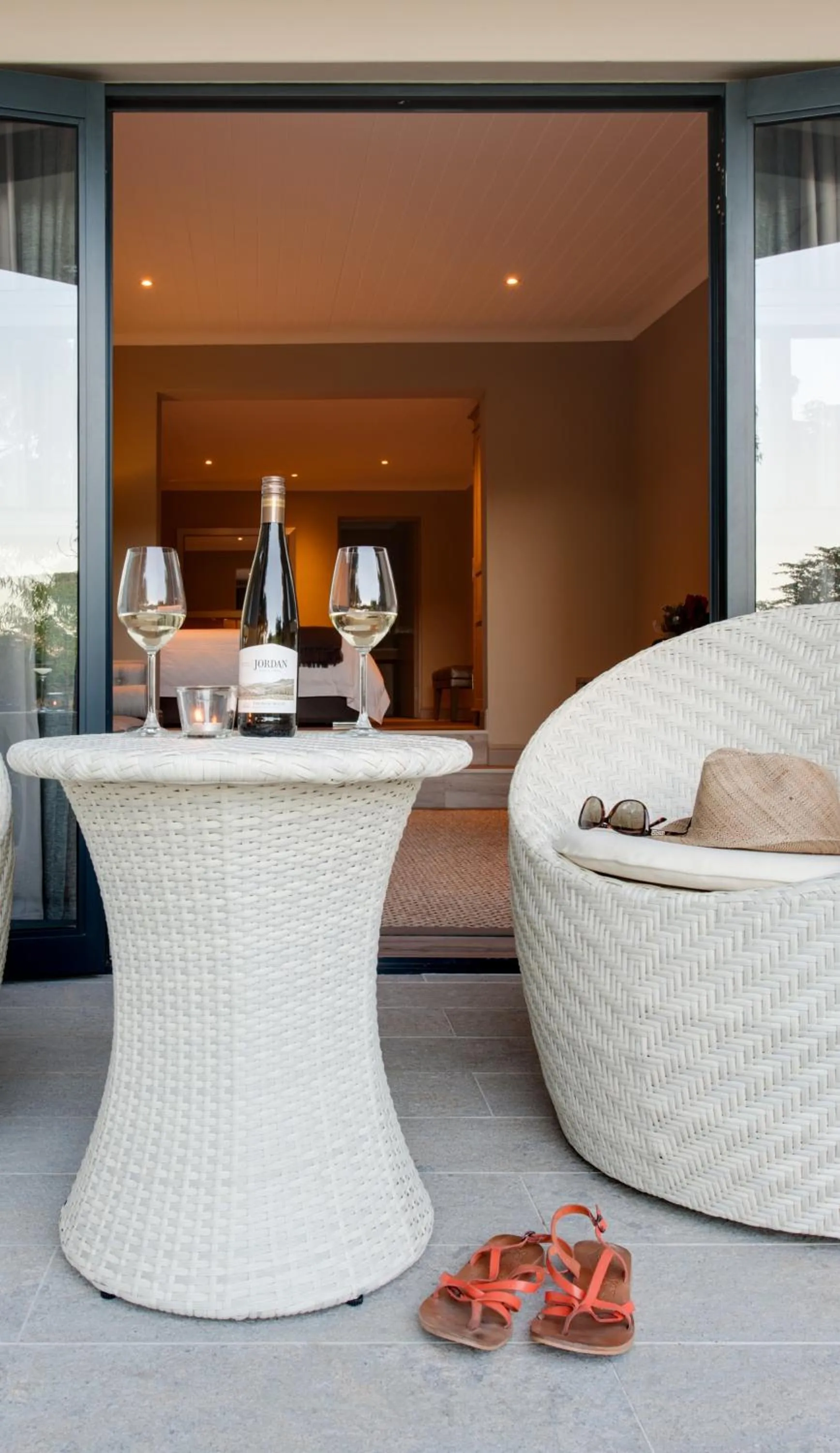 Patio in The Jordan Suites