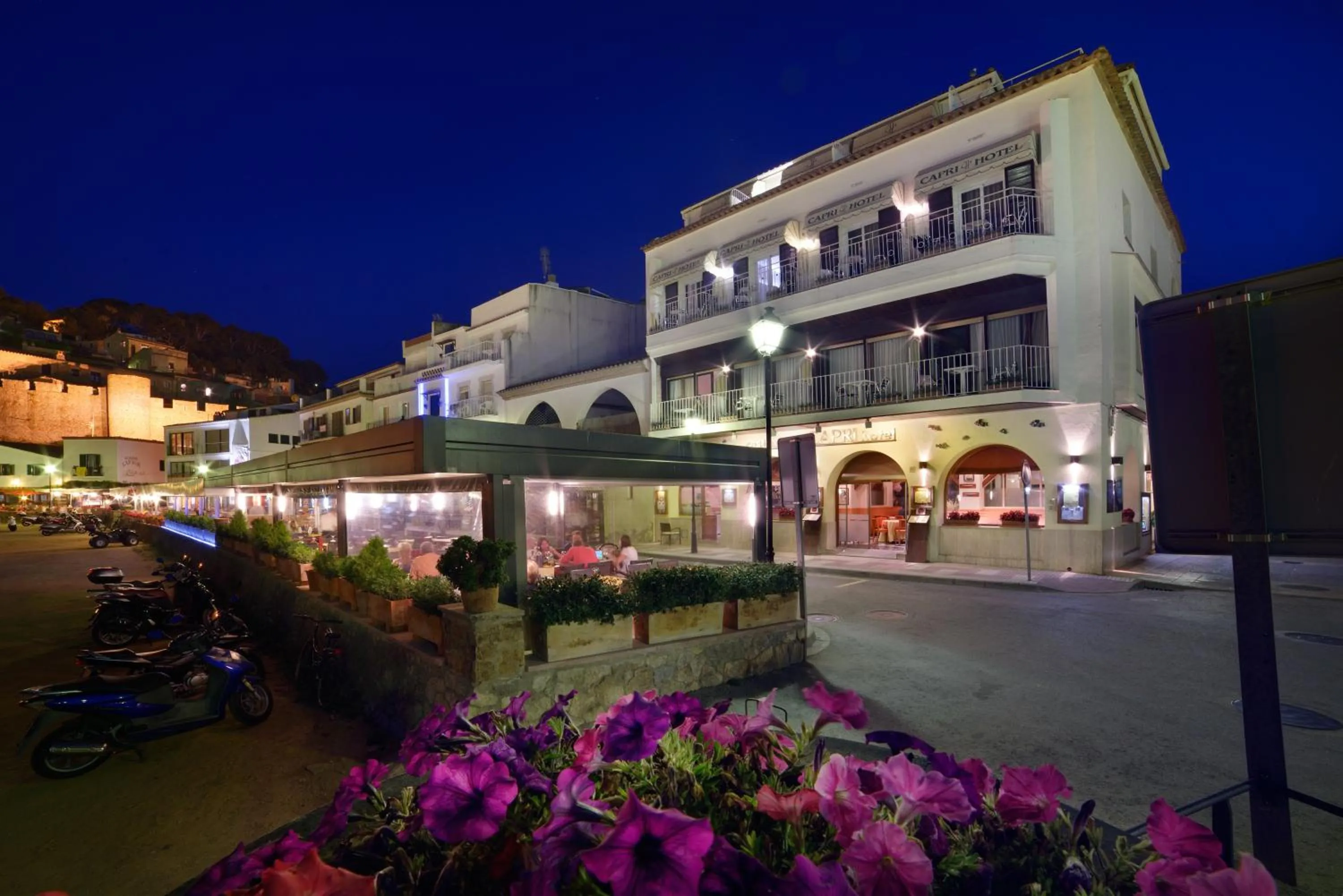 Property building in Hotel Capri