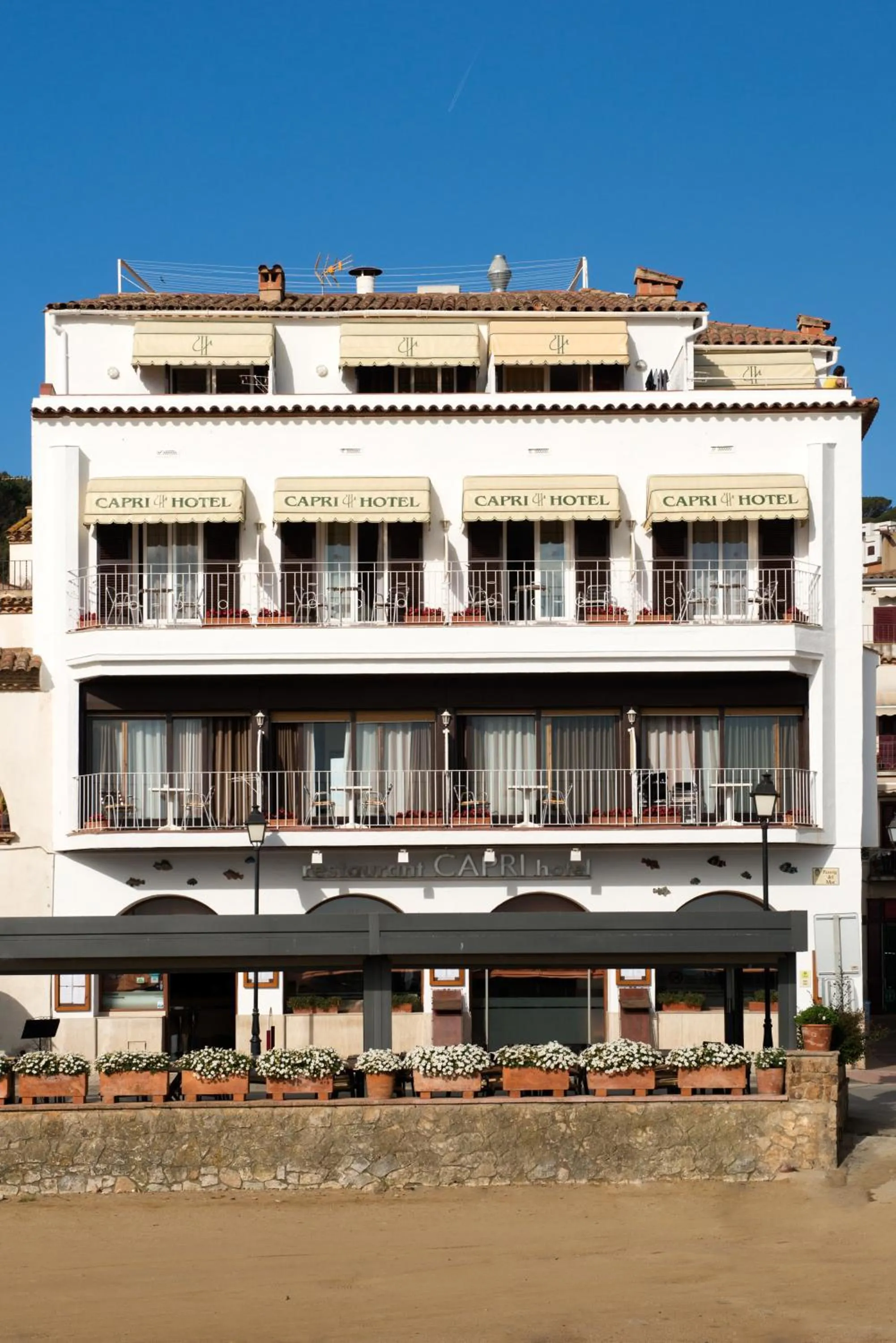 Property building in Hotel Capri