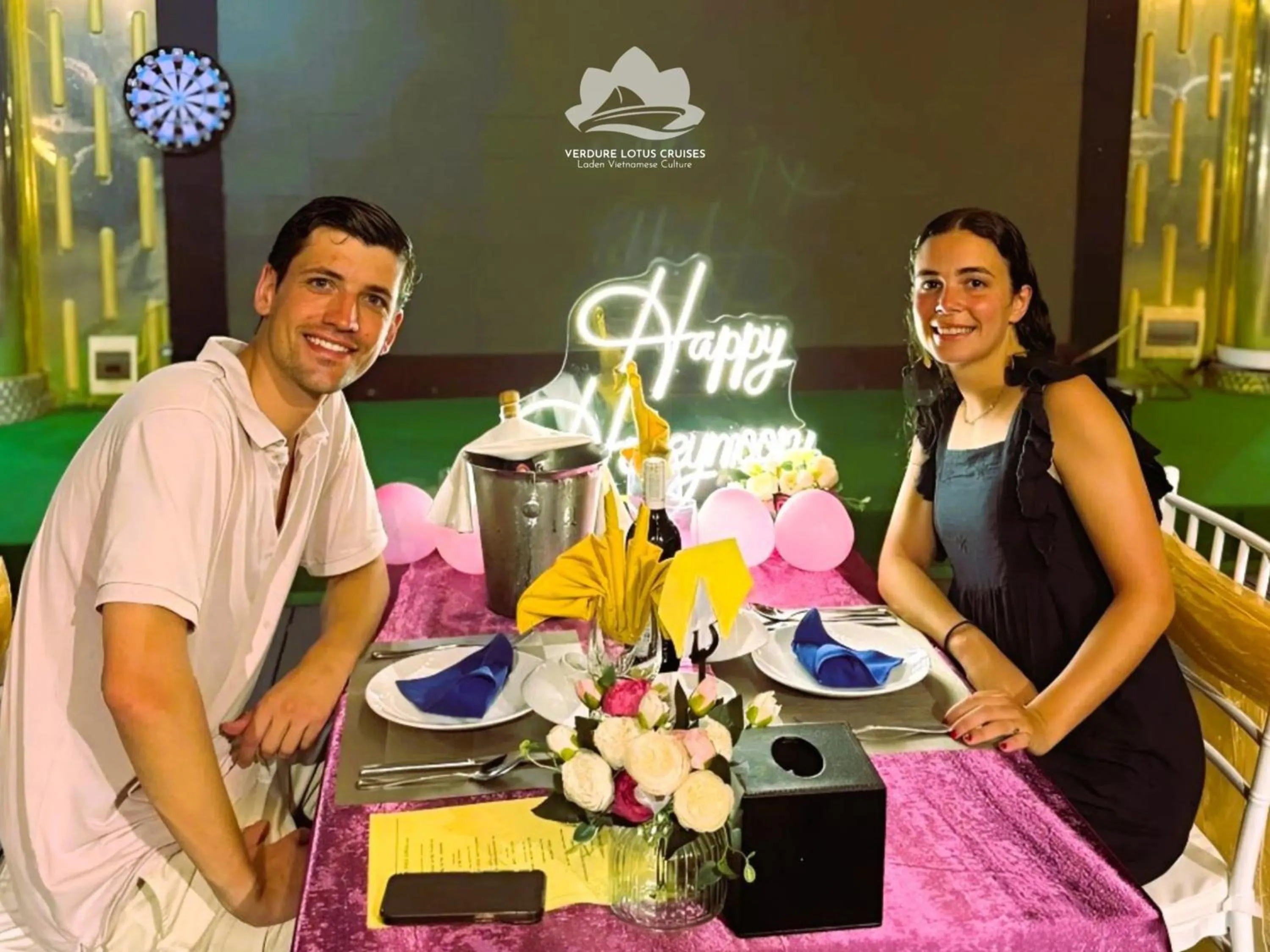 Evening entertainment in Verdure Lotus Grandeur Cruise on Ha Long Bay
