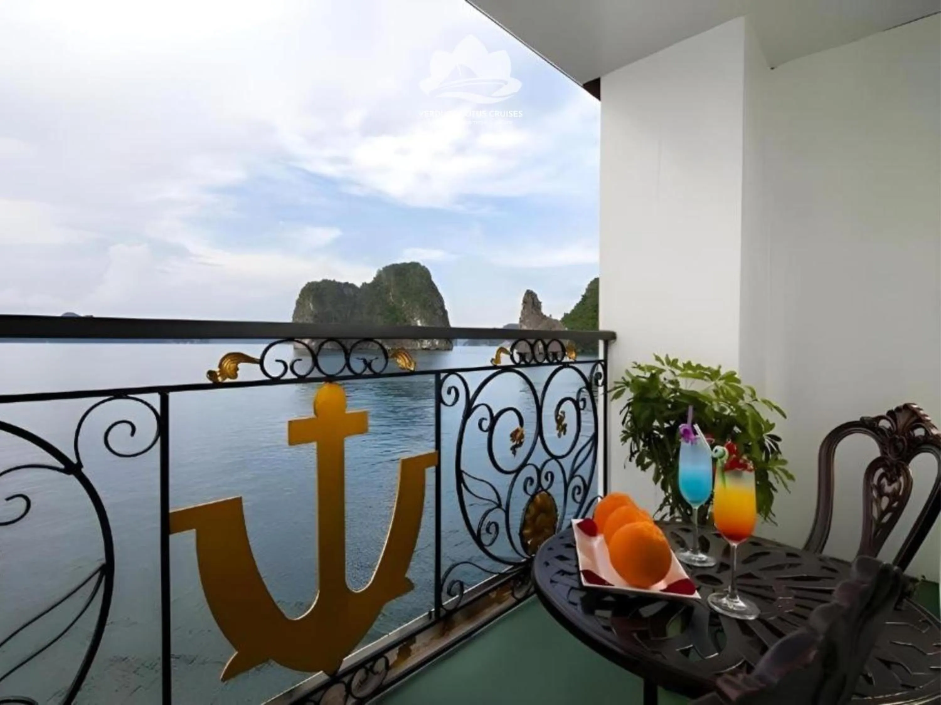Natural landscape in Verdure Lotus Grandeur Cruise on Ha Long Bay