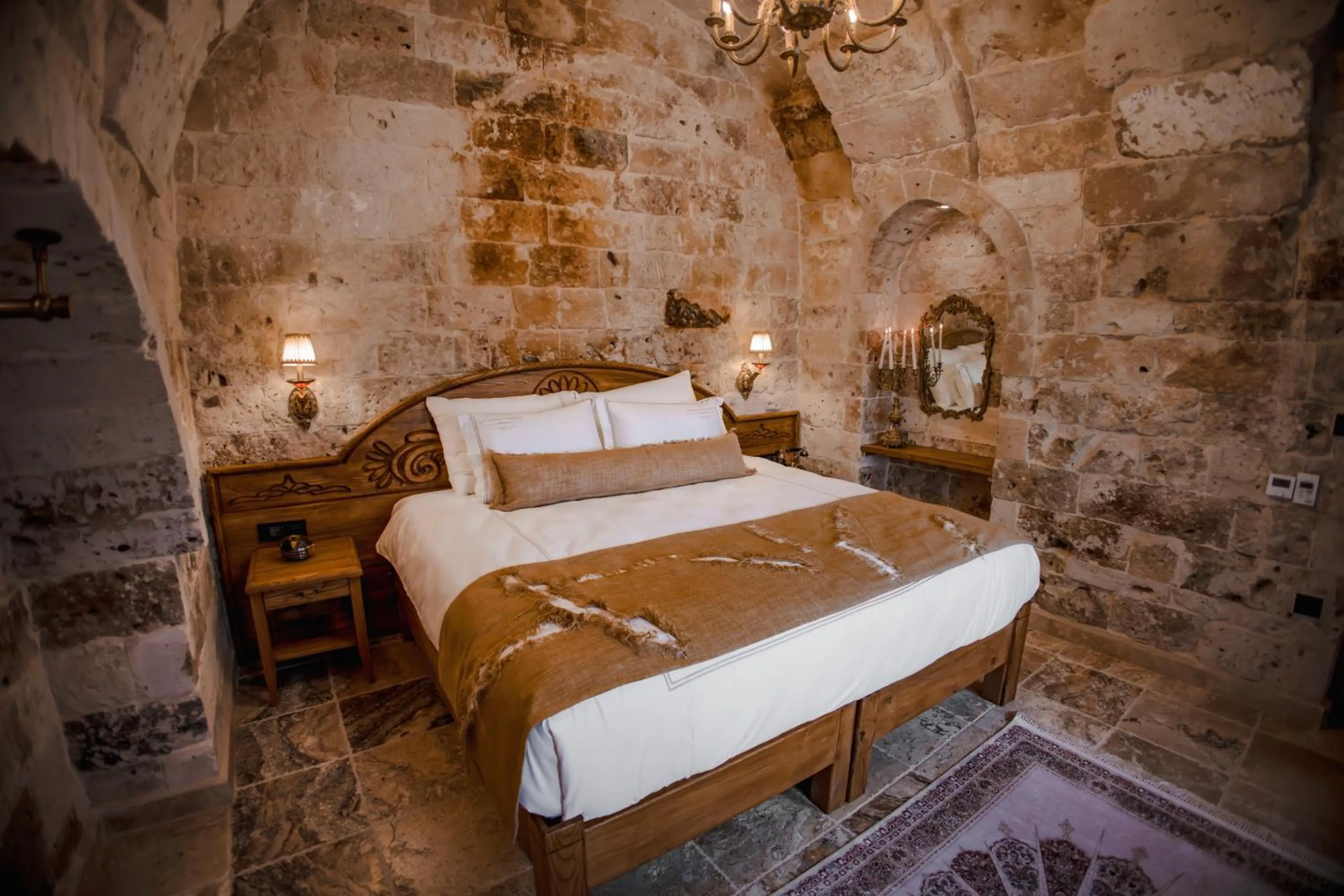 Bedroom, Bed in The Kingdom Of Cappadocia Luxury Cave Hotel