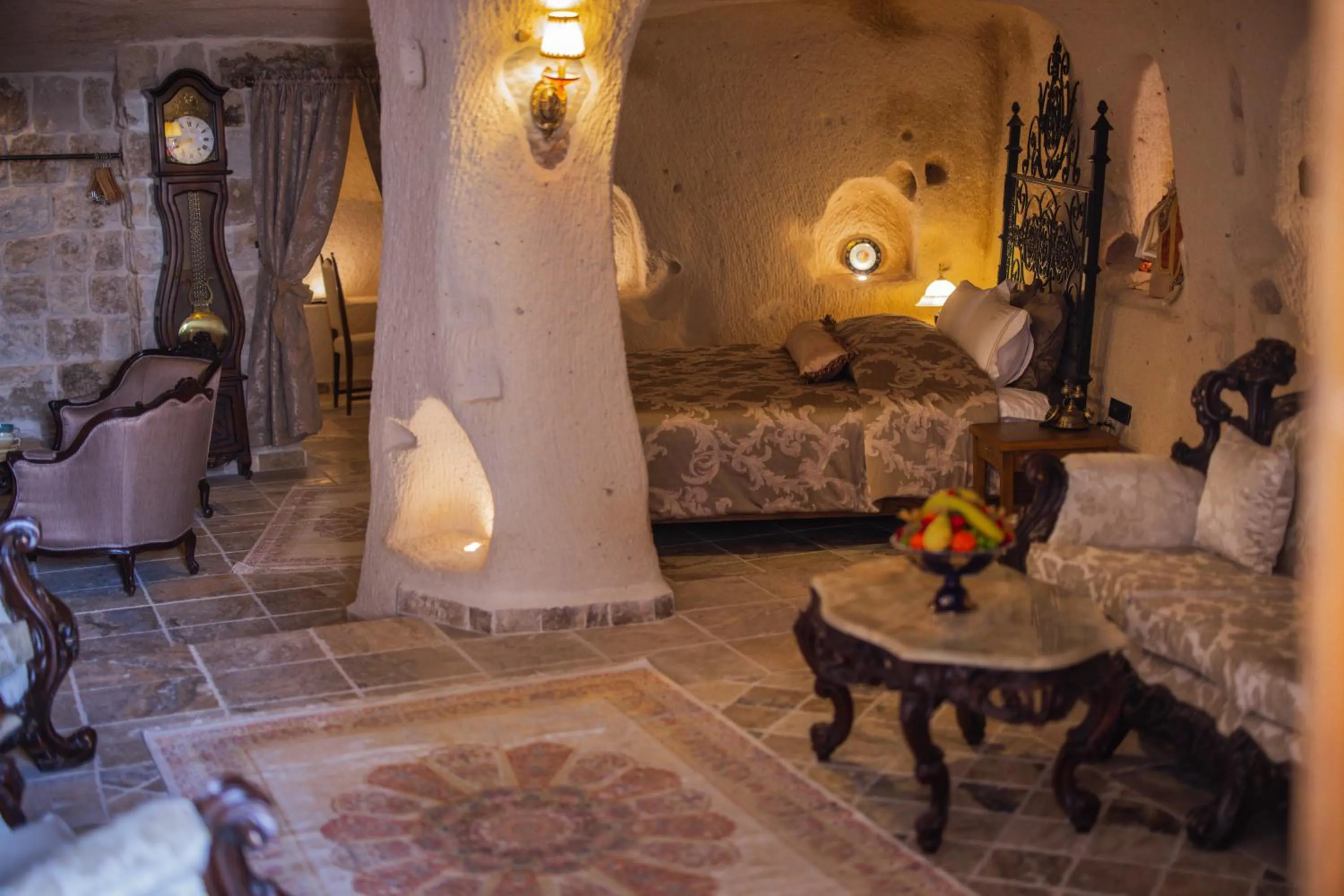 Seating area in The Kingdom Of Cappadocia Luxury Cave Hotel