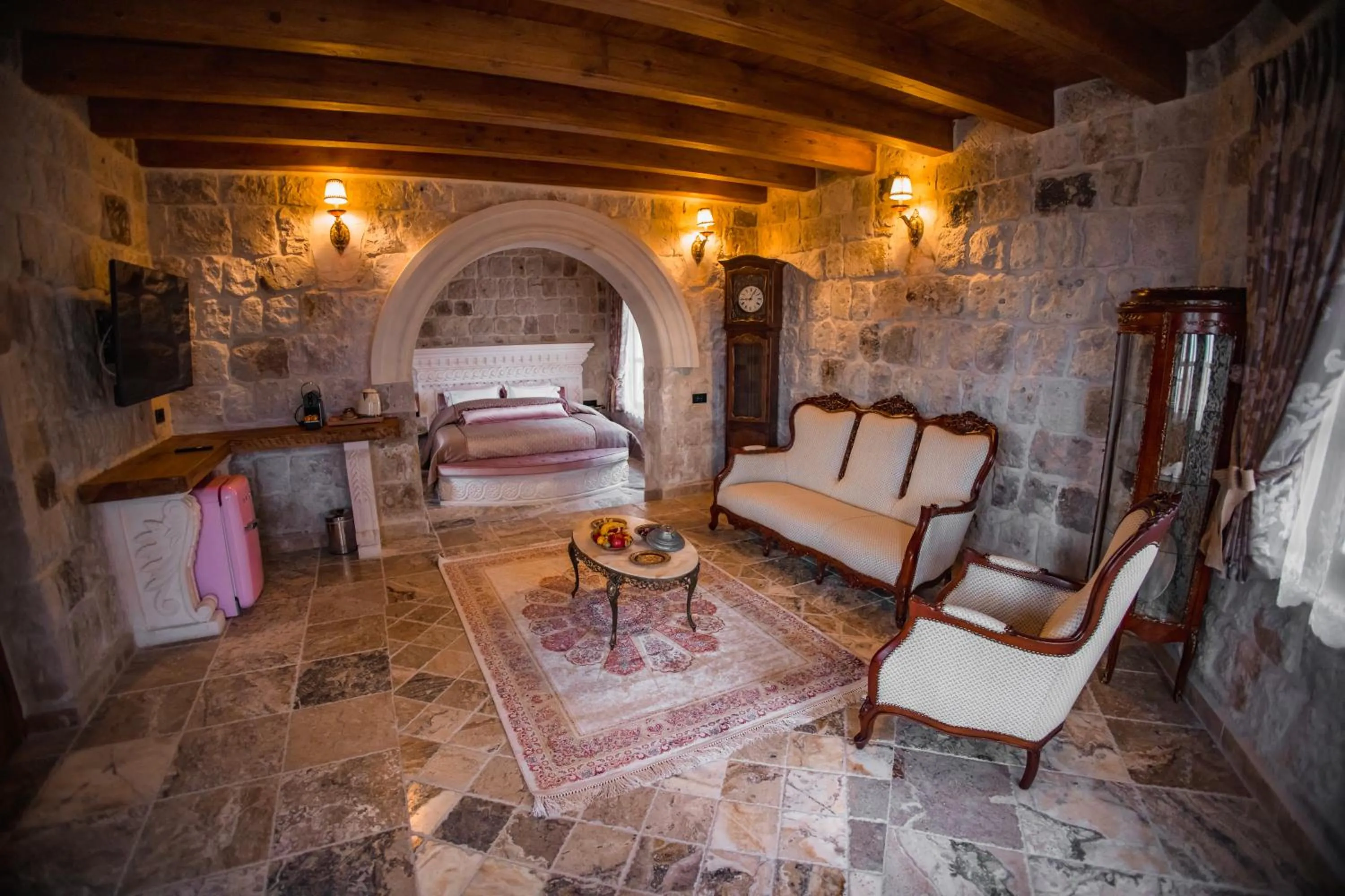 Living room in The Kingdom Of Cappadocia Luxury Cave Hotel