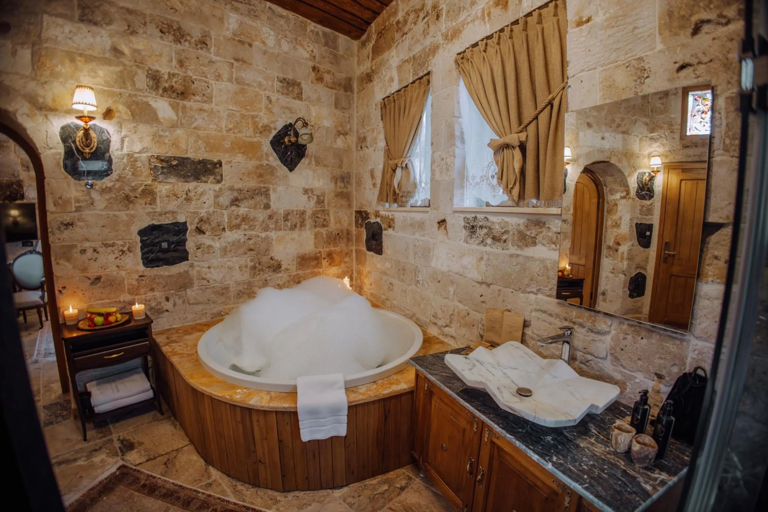 Hot Tub in The Kingdom Of Cappadocia Luxury Cave Hotel