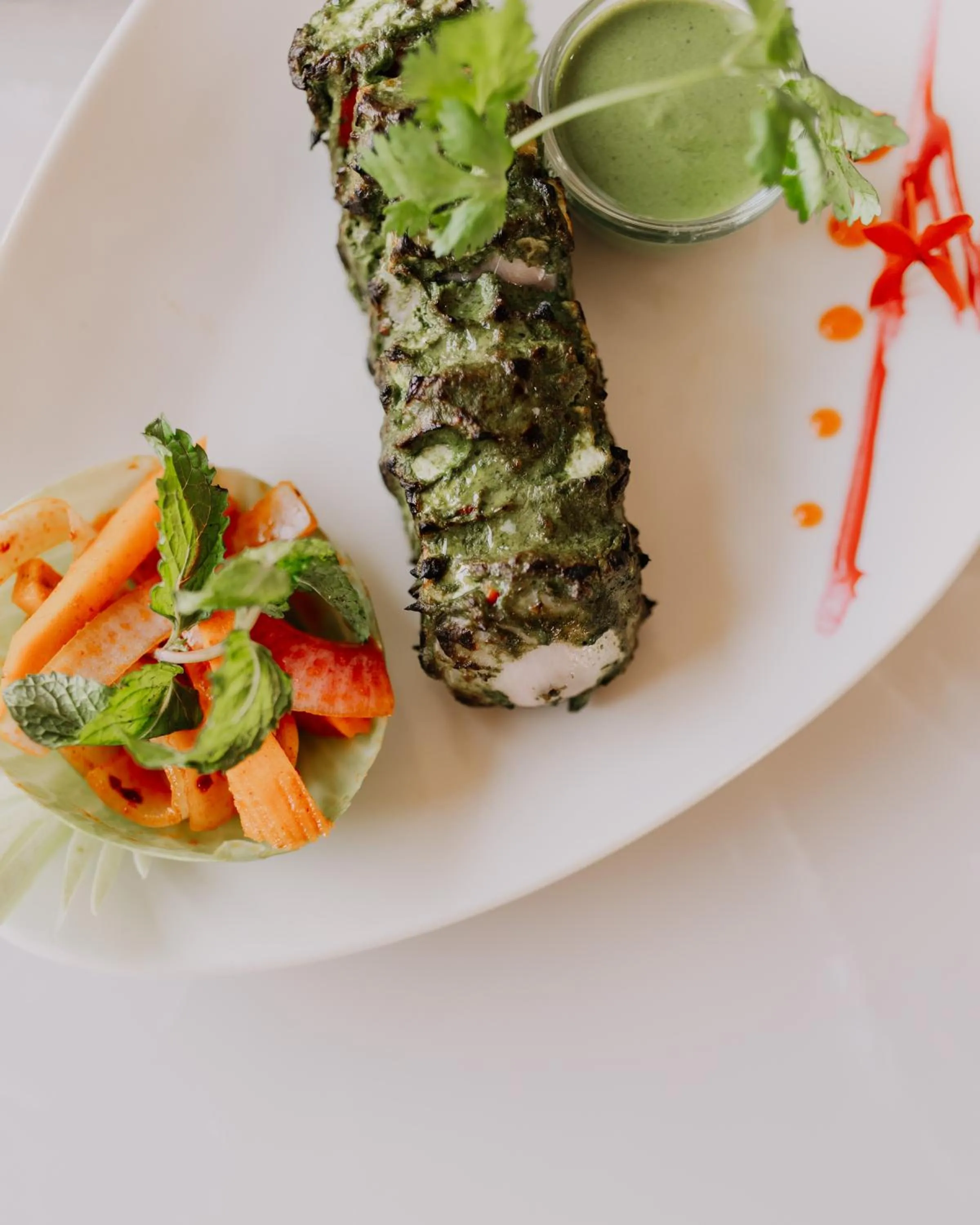 Food in Foxoso Aaristo Baga Beach Resort