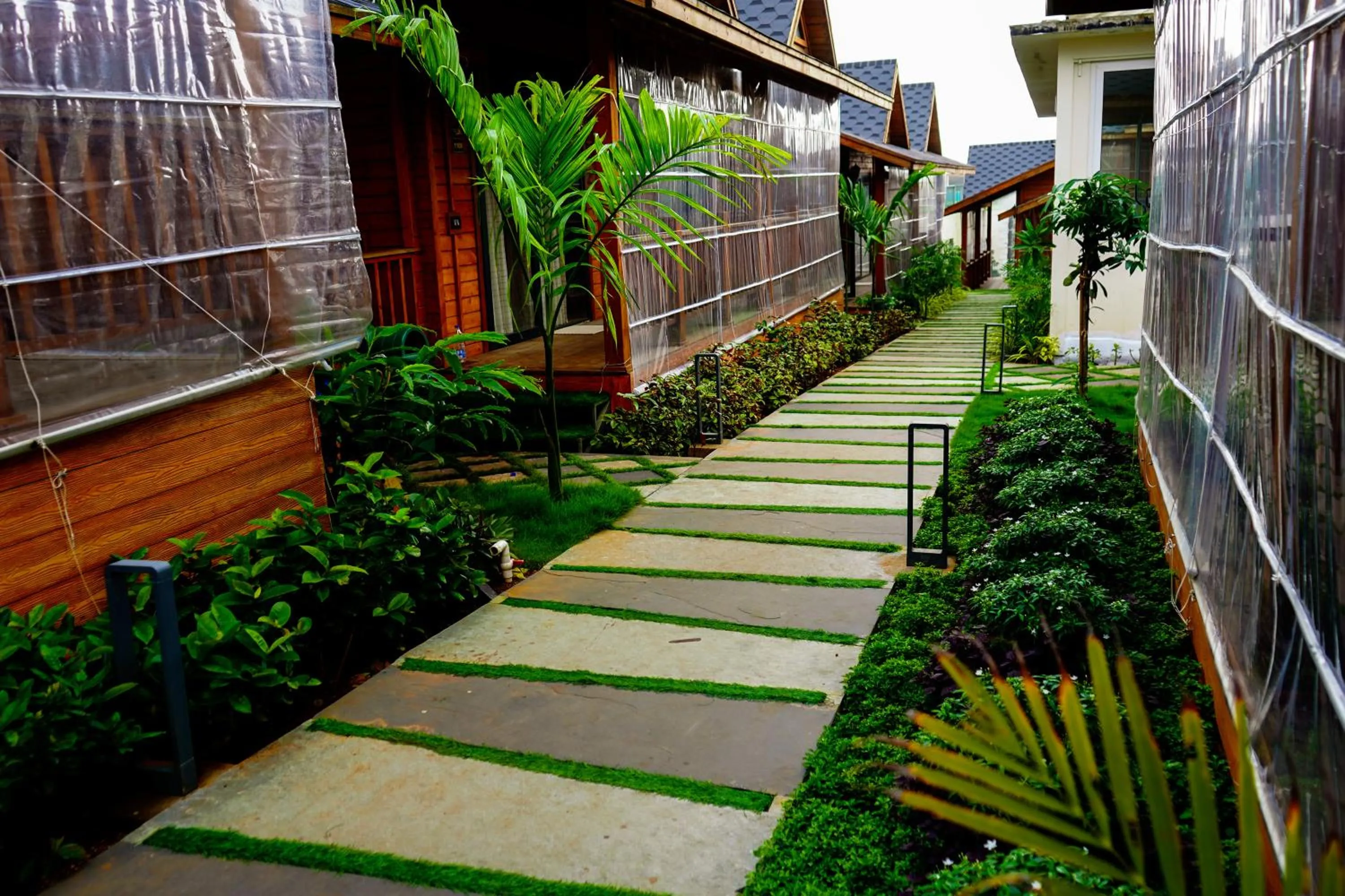 Property building in Foxoso Aaristo Baga Beach Resort