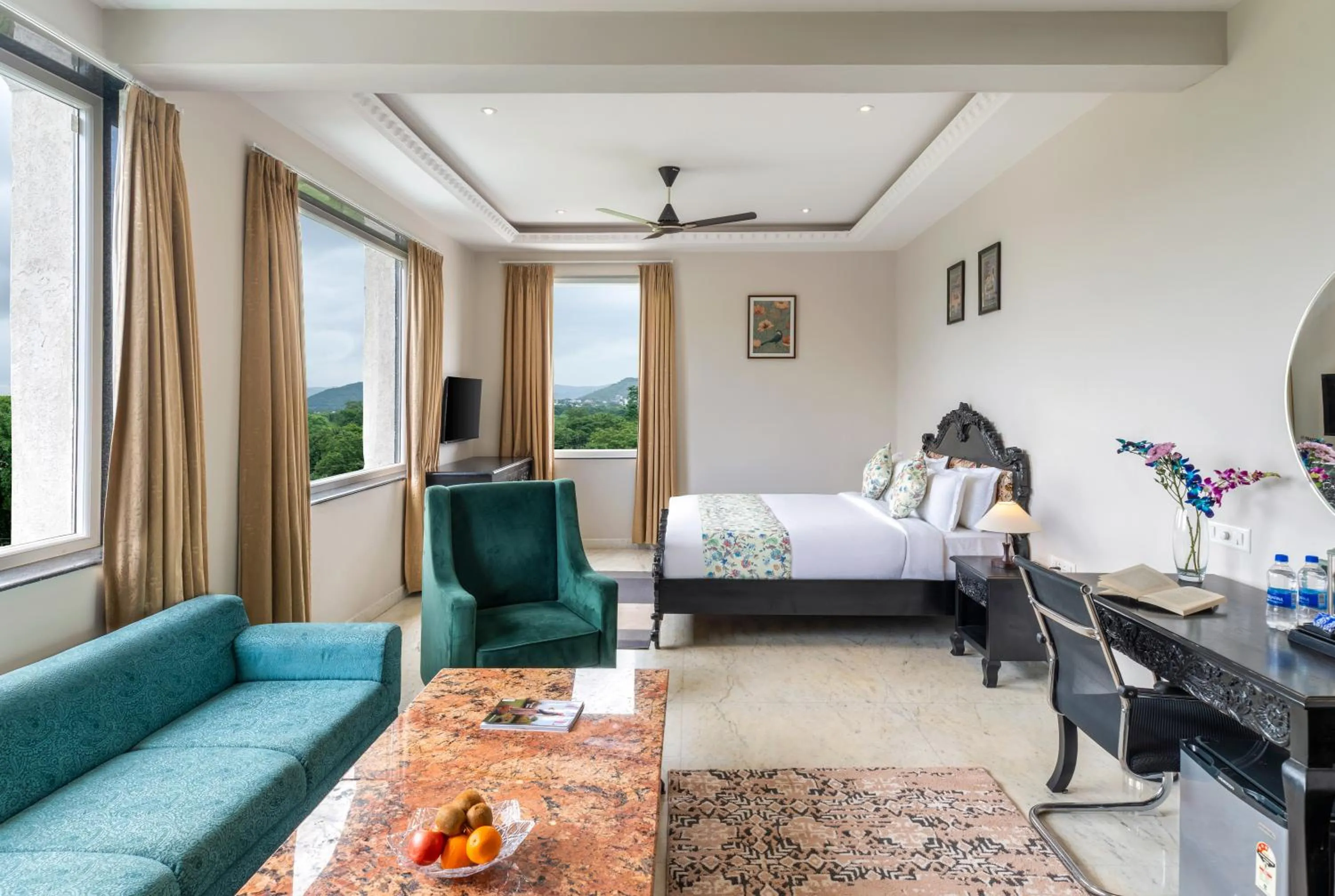 Bed in Surya Kothi Resort