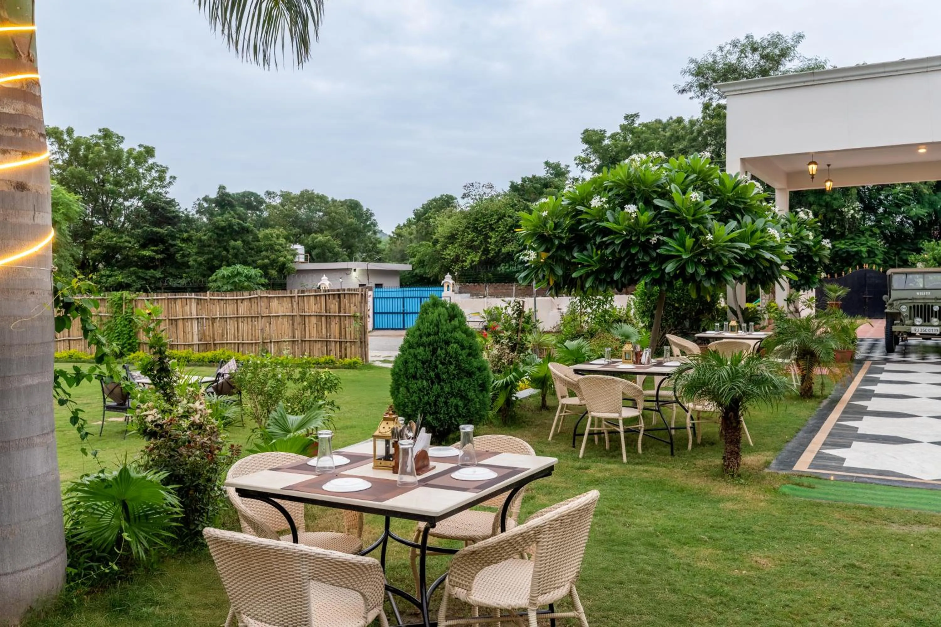 Dining area in Surya Kothi Resort