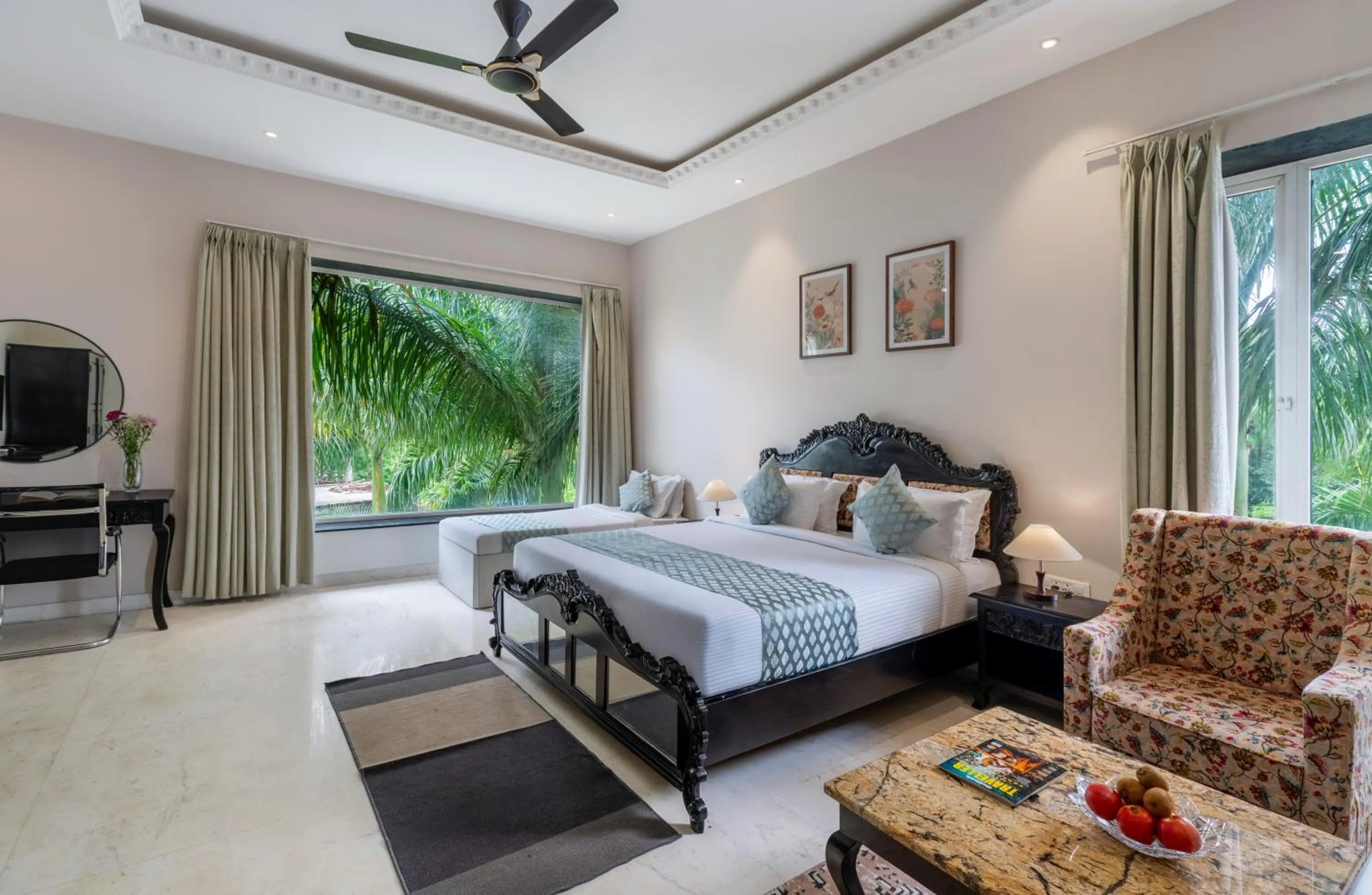 Bed in Surya Kothi Resort