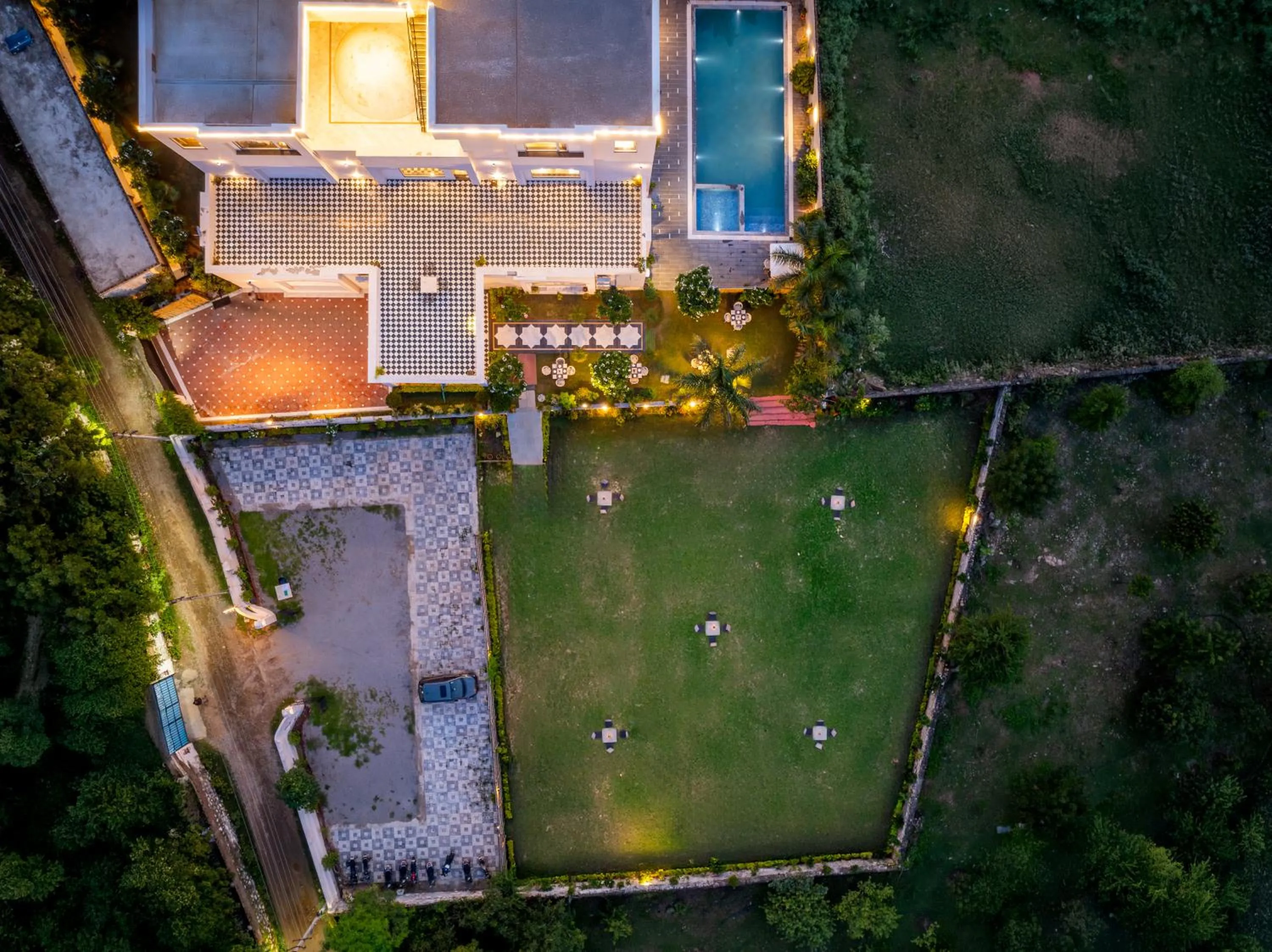 Natural landscape in Surya Kothi Resort