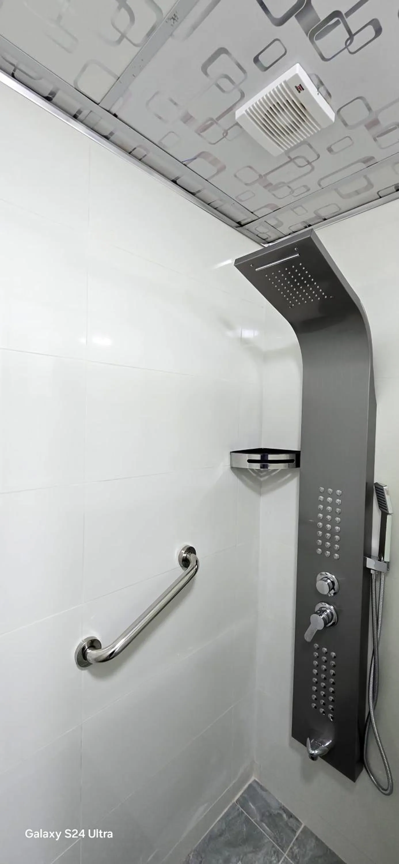 Shower in Balcony Hotel